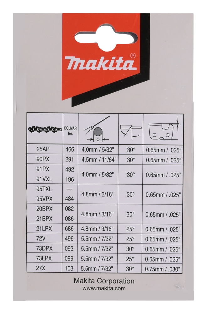 Makita Ersatzkette »»191H03-4««, (1 tlg.), für Sägekette, 90PX, 40cm, BxL: 75x75 cm, Edelstahl