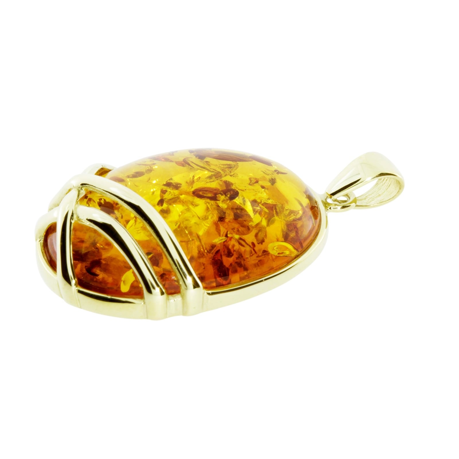 OSTSEE-SCHMUCK Kettenanhänger »- Hedra - Gold 333/000 - Bernstein«