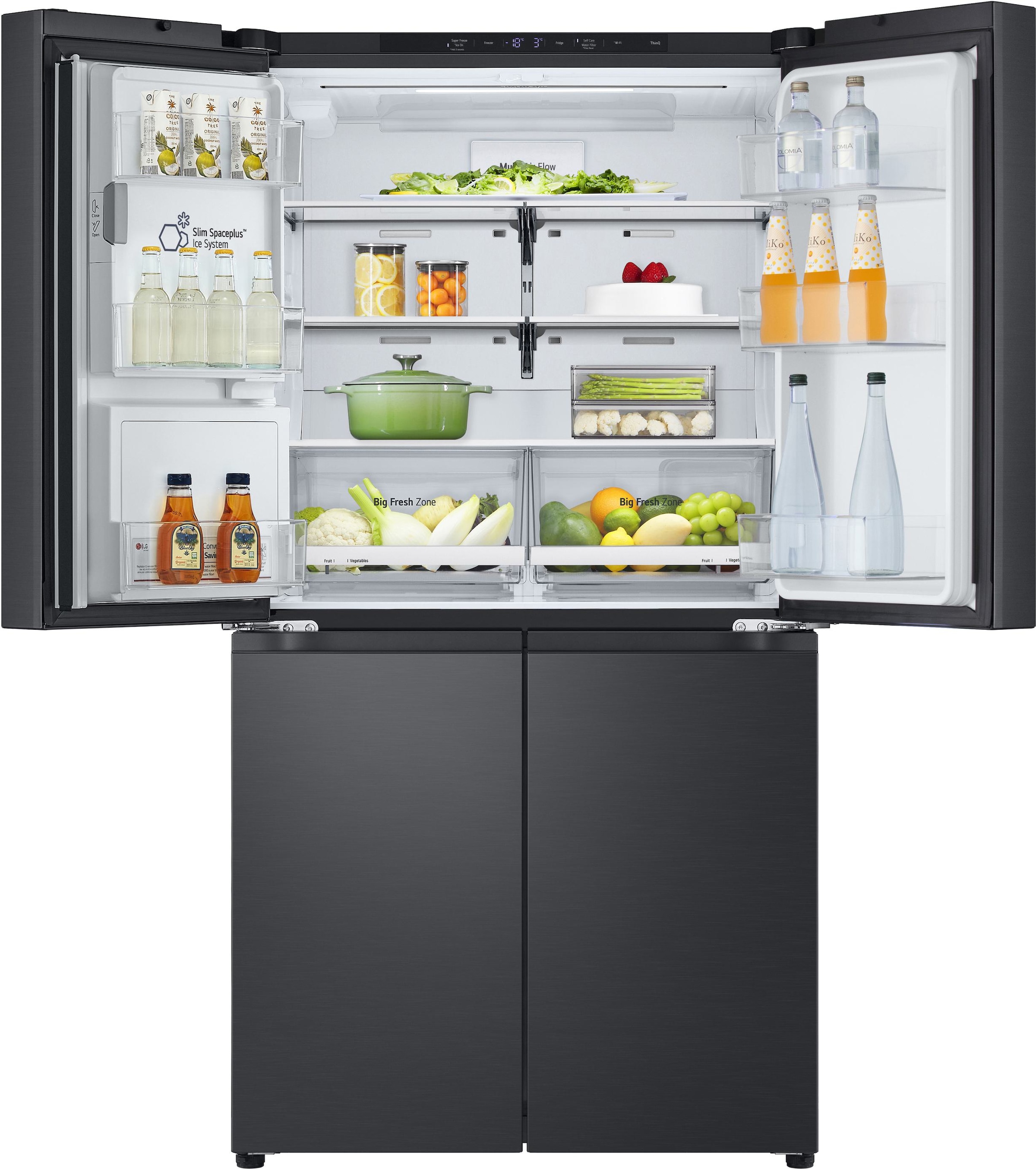 LG Multi Door »GMF960EV2E« 179,2 cm hoch 91,4 cm breit No Frost, Wasserspender mit Smart Fill, großer Nutzinhalt von 646 L