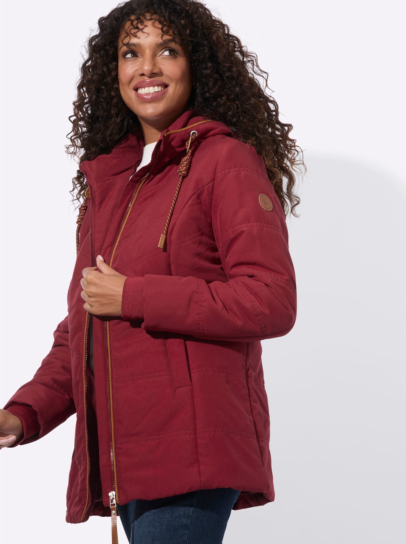 Casual Looks Steppjacke mit Kapuze