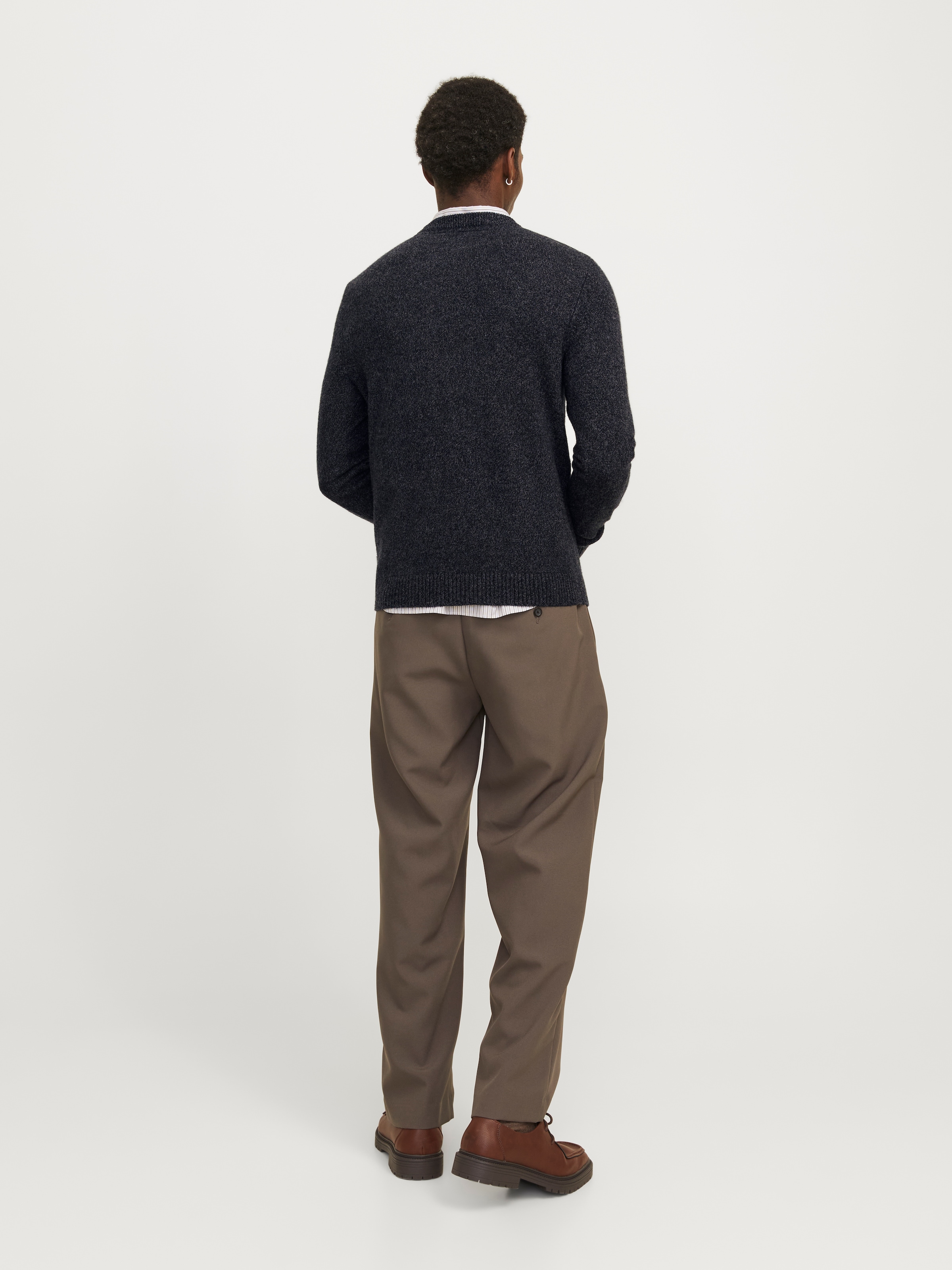 Jack & Jones Rundhalspullover »JPRBLULAMBSWOOL KNIT CREW NECK«