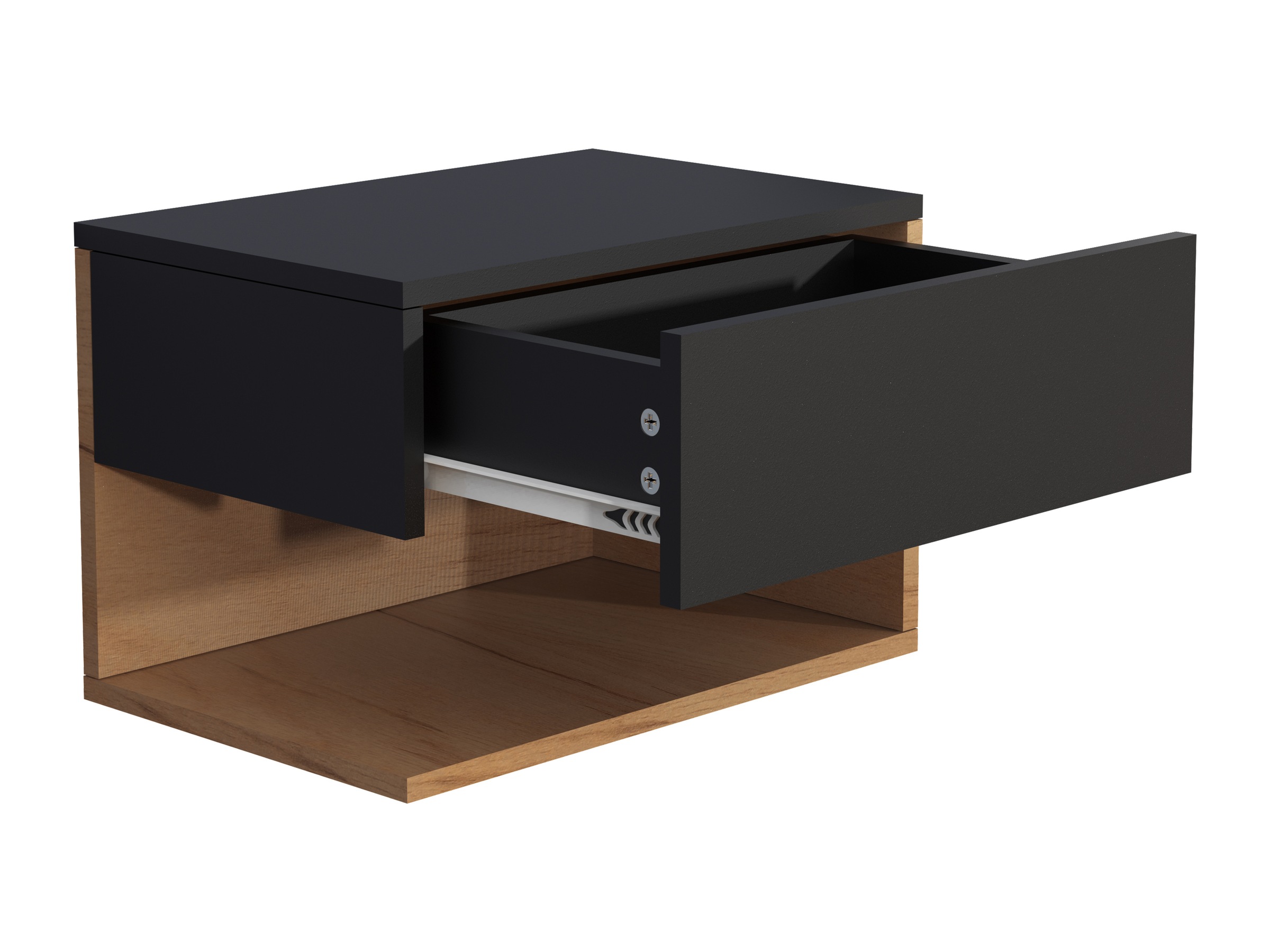 VCM Nachttisch »Wandschublade Wand Hänge Nachttisch Usal XL 45cm«