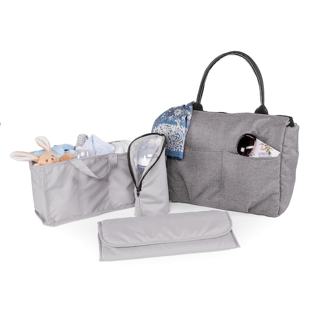 Chicco Wickeltasche »Organizer Bag, Cool Grey«, mit Rucksackfunktion und  Wickelunterlage kaufen bei OTTO