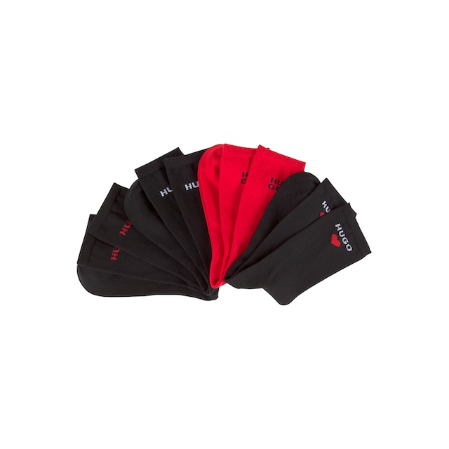 HUGO Socken »4P RS GIFTSET CC W«, (Packung, 4 Paar, 4er Pack), mit  kontrastfarbenen Logodetails bestellen online bei OTTO