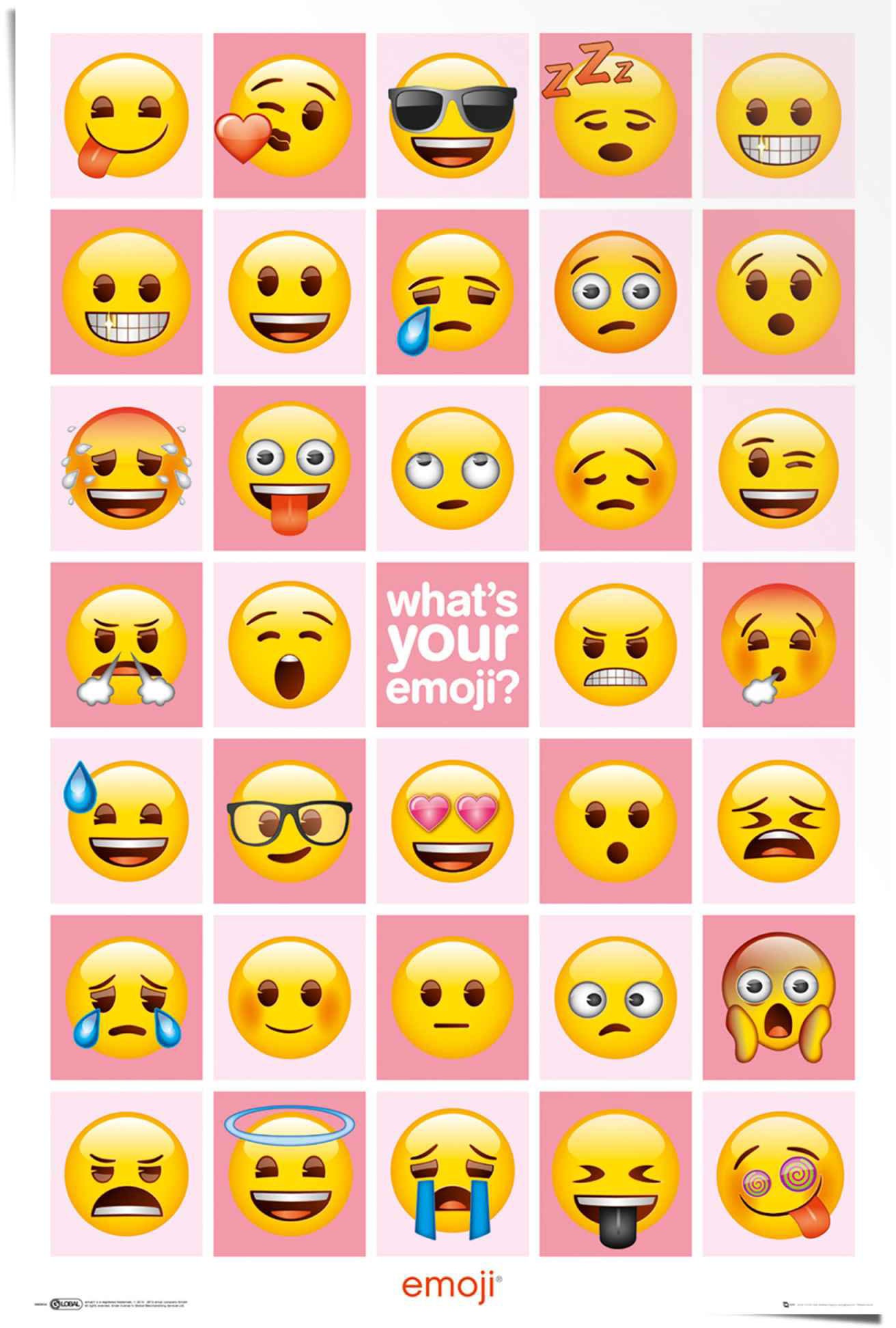 Reinders! Poster »Emoji What´s your Emoji?«, (1 St.)