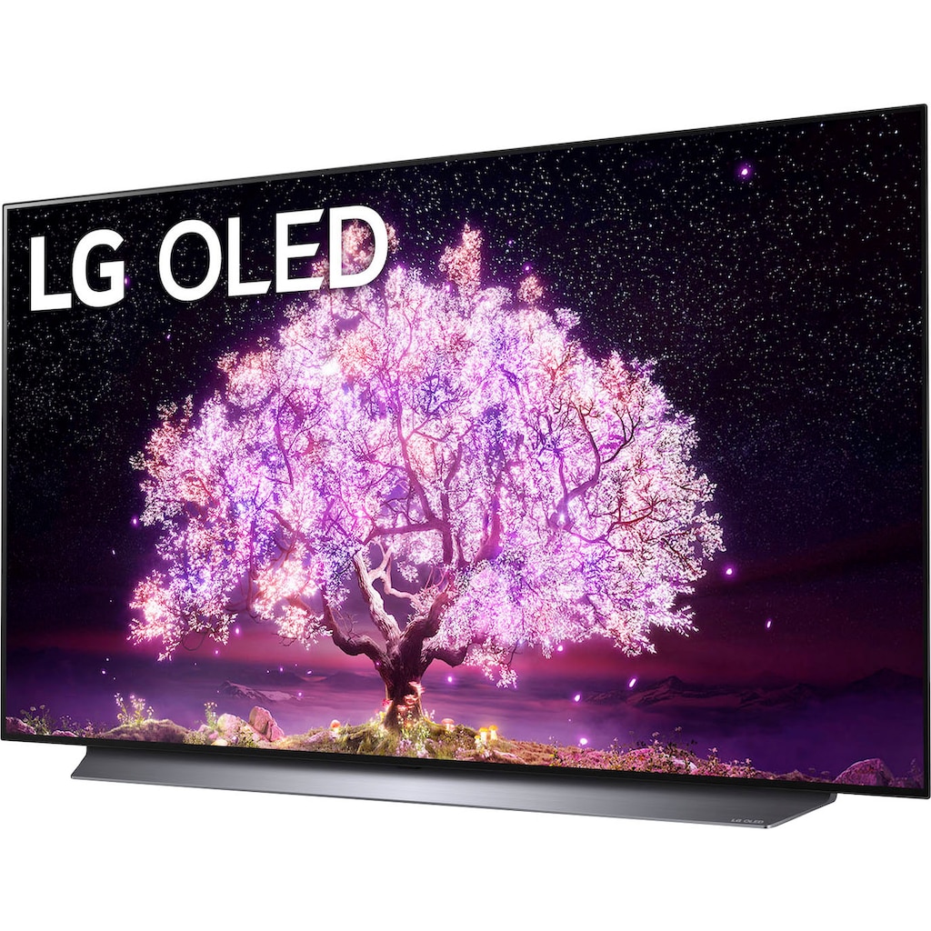 LG OLED-Fernseher »OLED55C17LB«, 139 cm/55 Zoll, 4K Ultra HD, Smart-TV, (bis zu 120Hz)-α9 Gen4 4K AI-Prozessor-Twin Triple Tuner-Sprachassistenten-HDMI 2.1