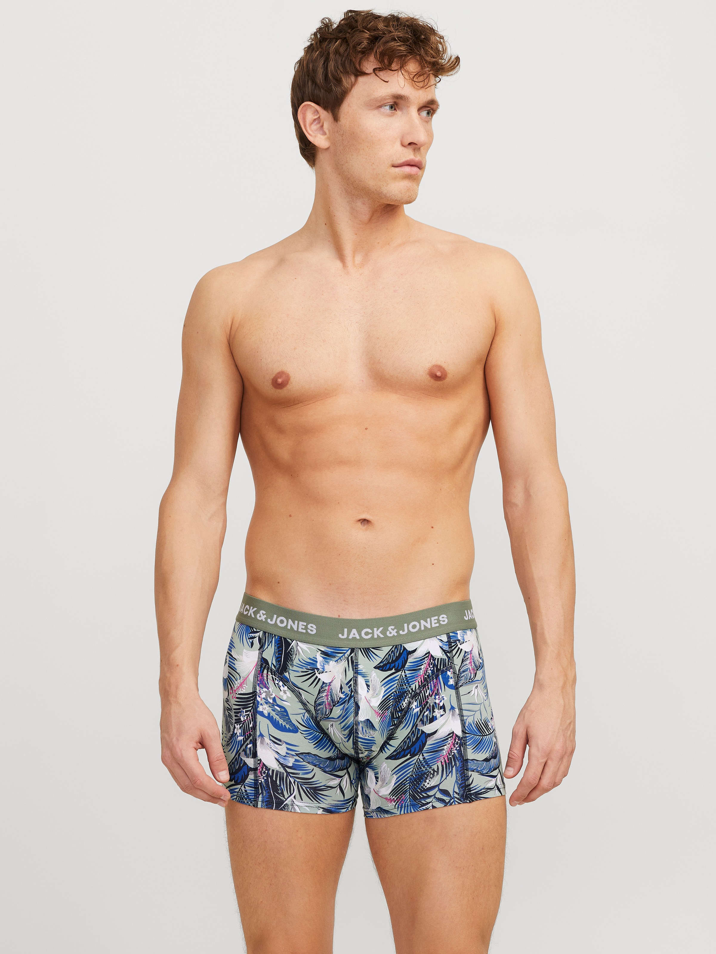 Jack & Jones Trunk »JACBRADY FLOWER TRUNKS 3 PACK SN«, (3 St.), mit All-Over Print
