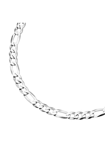 Silberkette »Kette Figarokette 3/1 diamantiert, massiv, Silber 925«