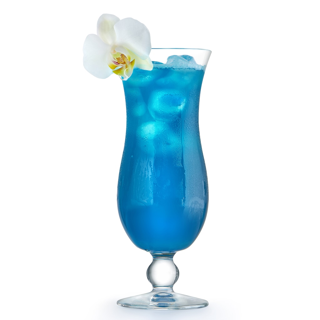 van Well Cocktailglas »Blue Hawaii«, (Set, 4 tlg.)