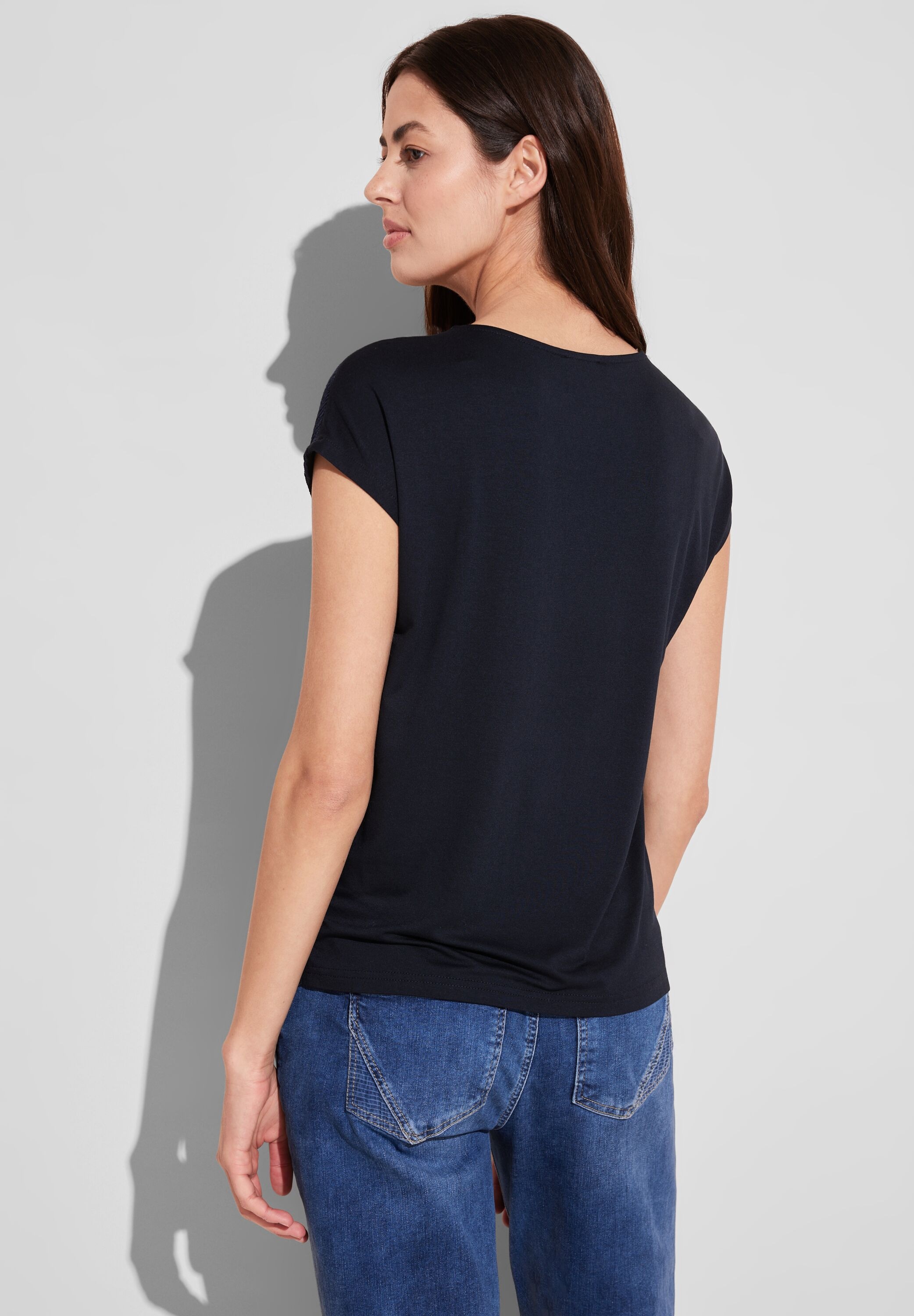 STREET ONE Shirttop, mit feiner Struktur