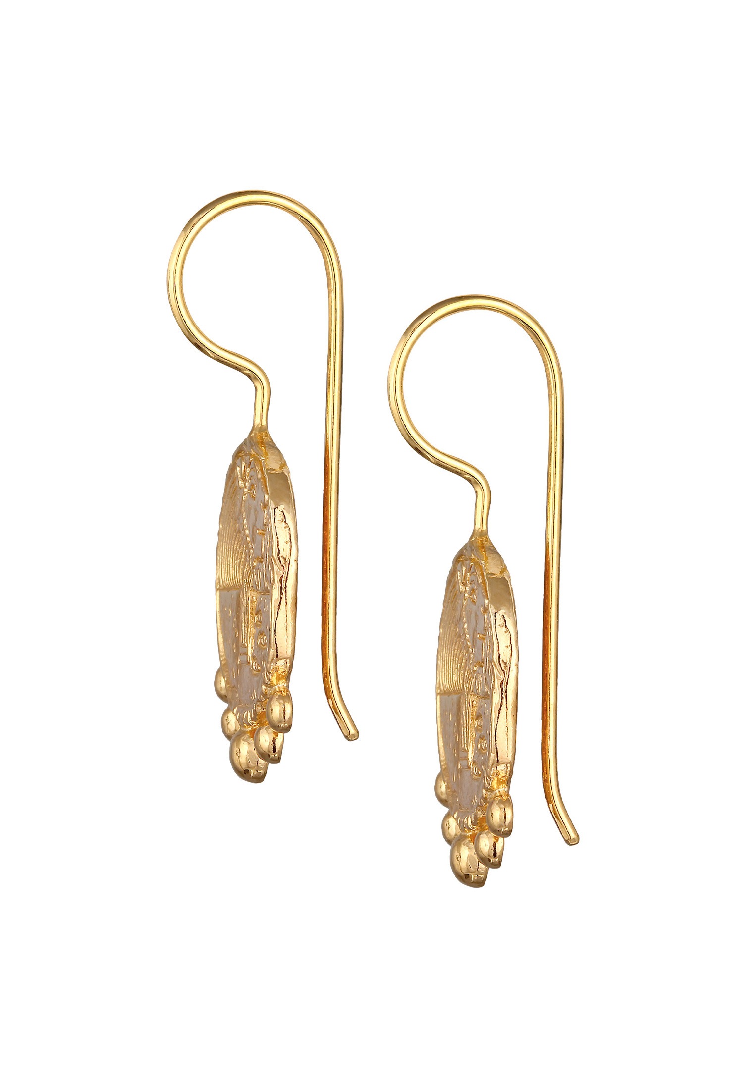 HAZE & GLORY Paar Ohrhänger »Ohrringe Münze - Maahes 925 Silber«