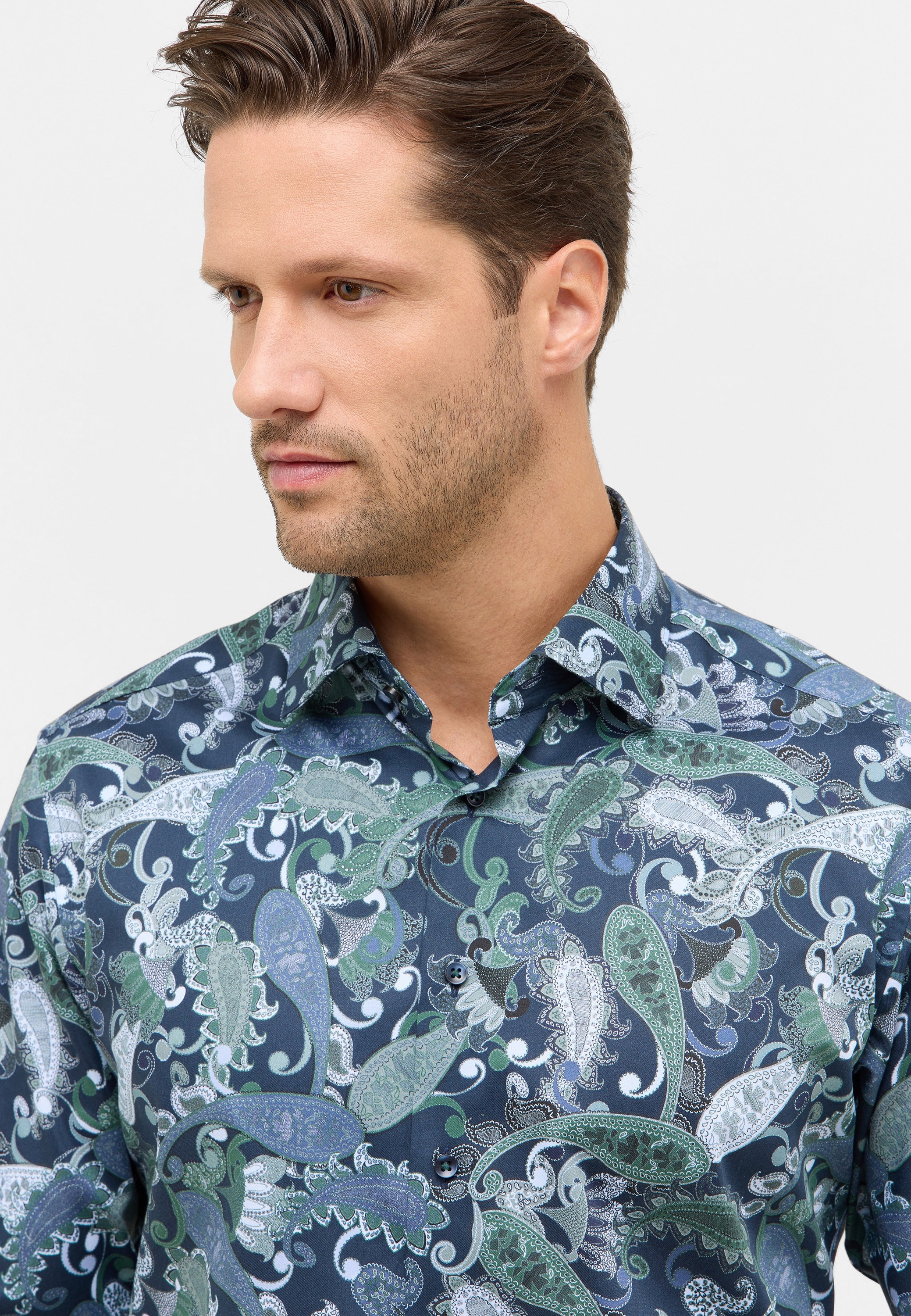 Eterna Langarmhemd »MODERN FIT« NON IRON (bügelfrei)