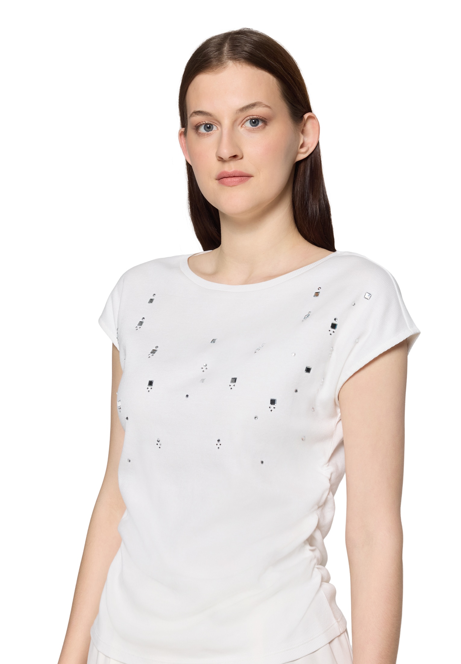 Betty Barclay Rundhalsshirt »Casual-Shirt mit Rippenstruktur«