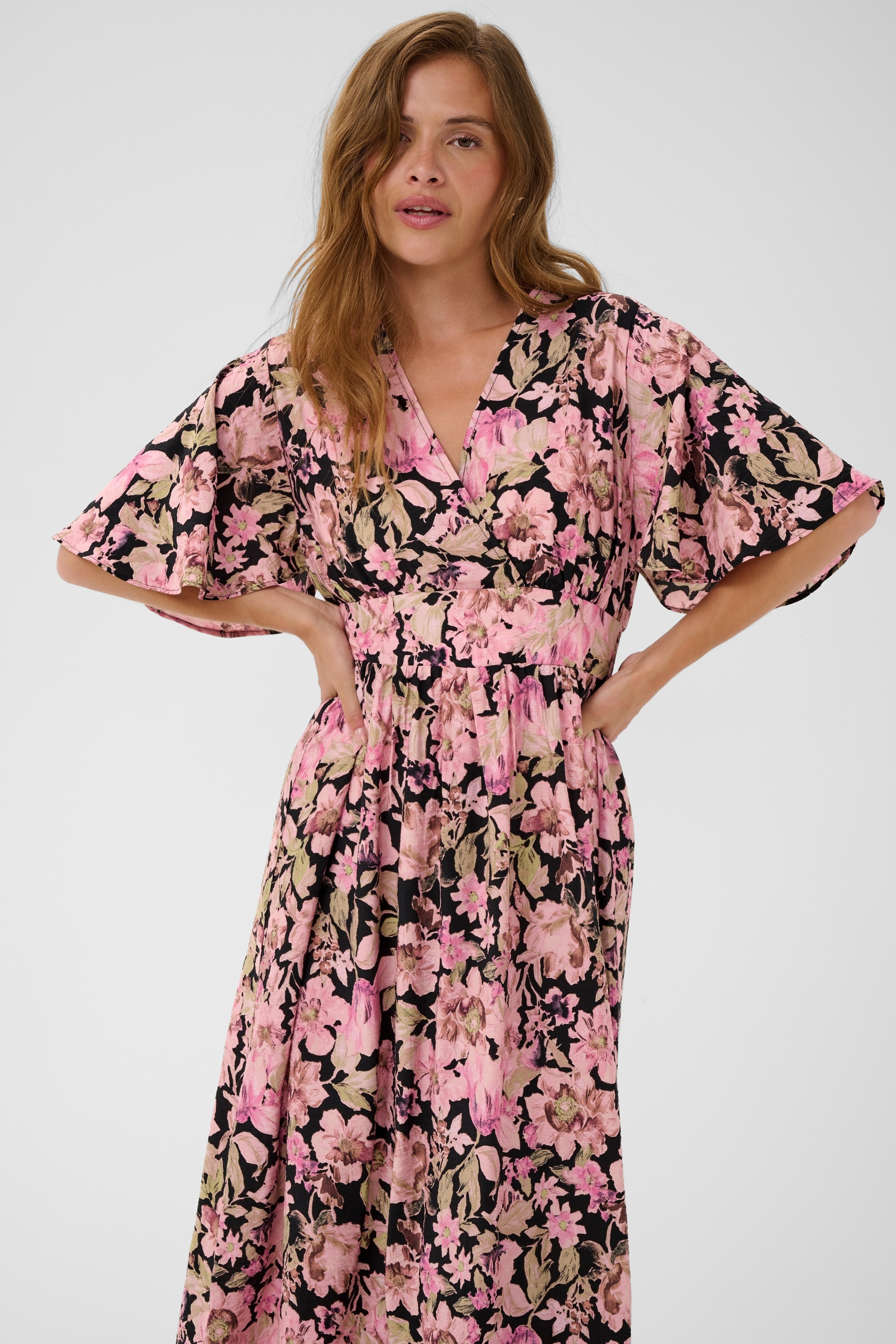 KAFFE Midikleid »Damen Kleid KAsirena«