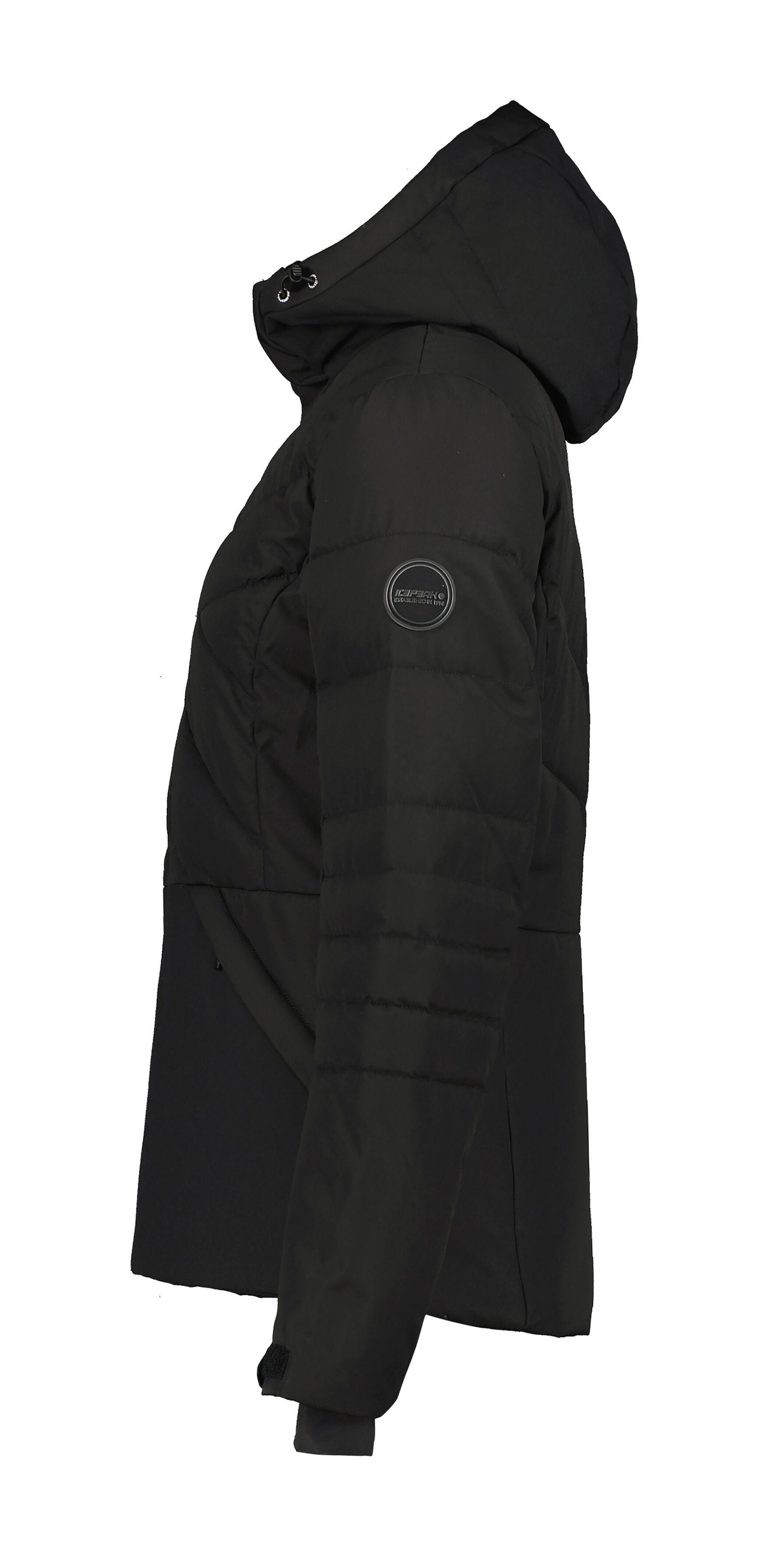 Icepeak Skijacke »ICEPEAK EVELETH« mit Kapuze mit regulierbarer Kapuze und Stehkragen, verstellbare Ärmelbündchen