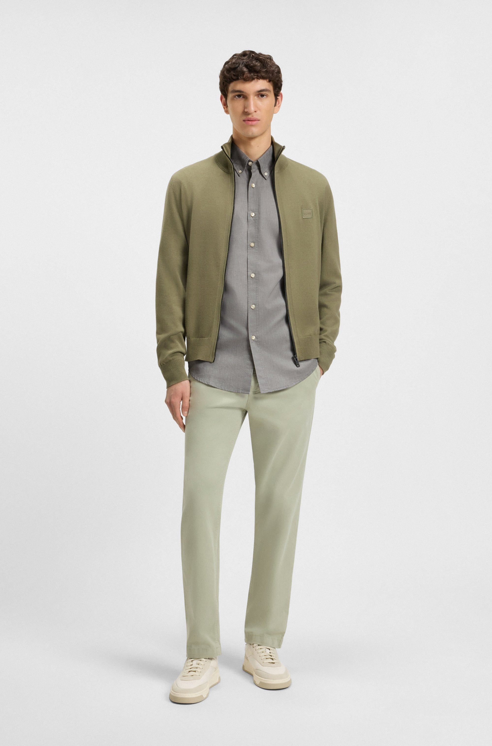 BOSS ORANGE Businesshemd »Rickert«, mit Button-down-Kragen