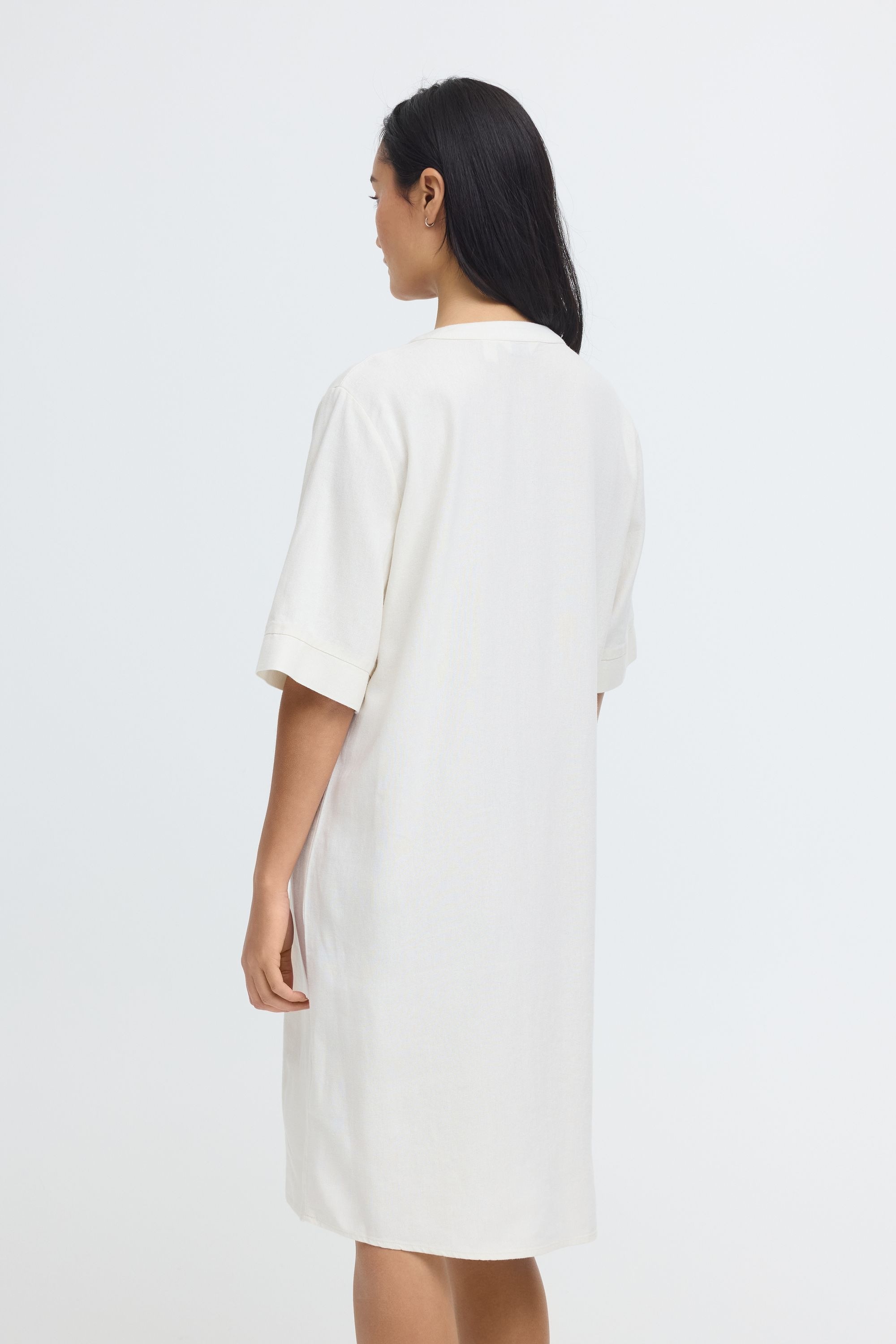 OXMO Minikleid »Minikleid OXNInna Linen Mix«