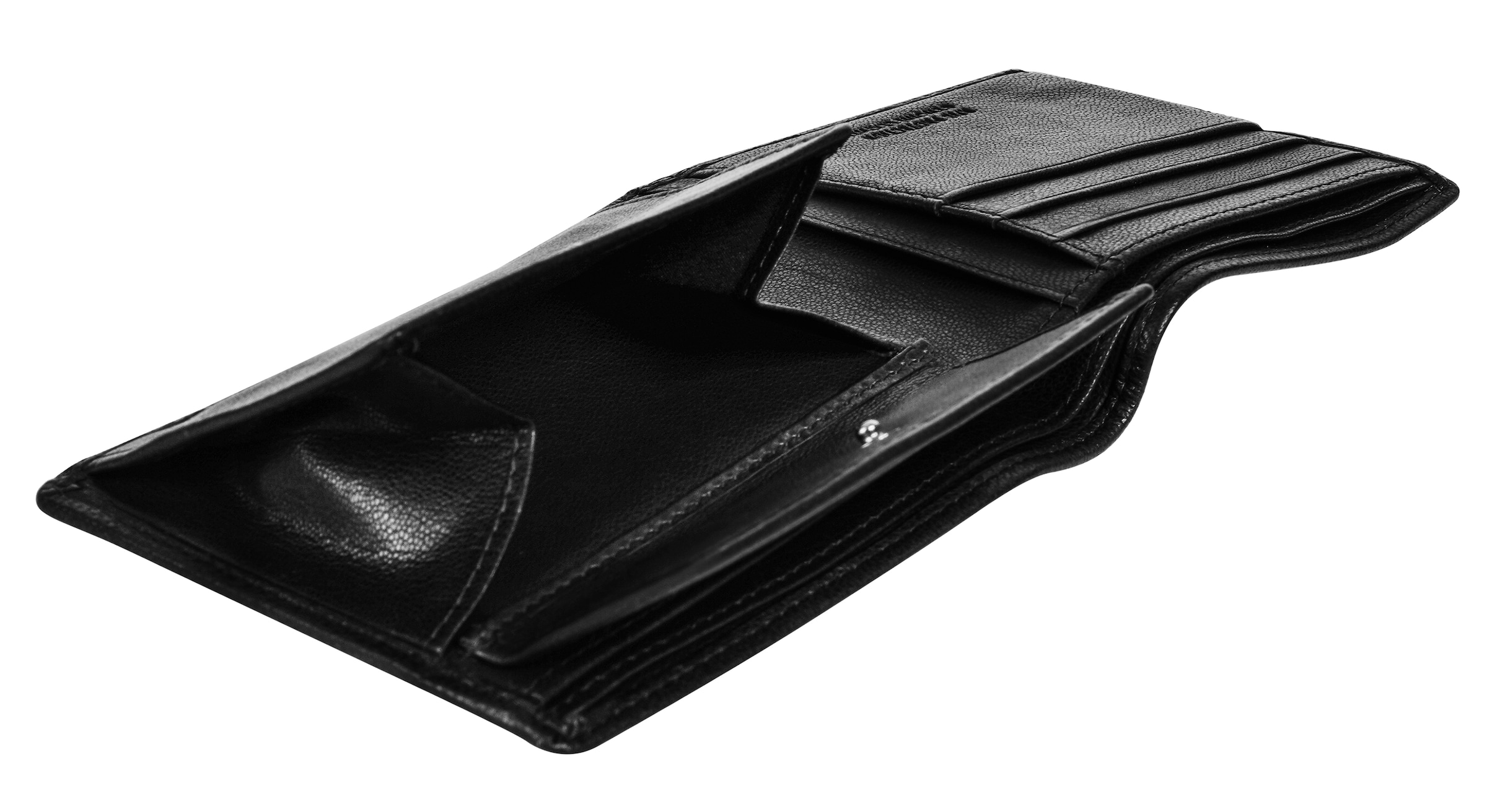 bugatti Geldbörse »BLACK MAGIC«, echt Leder