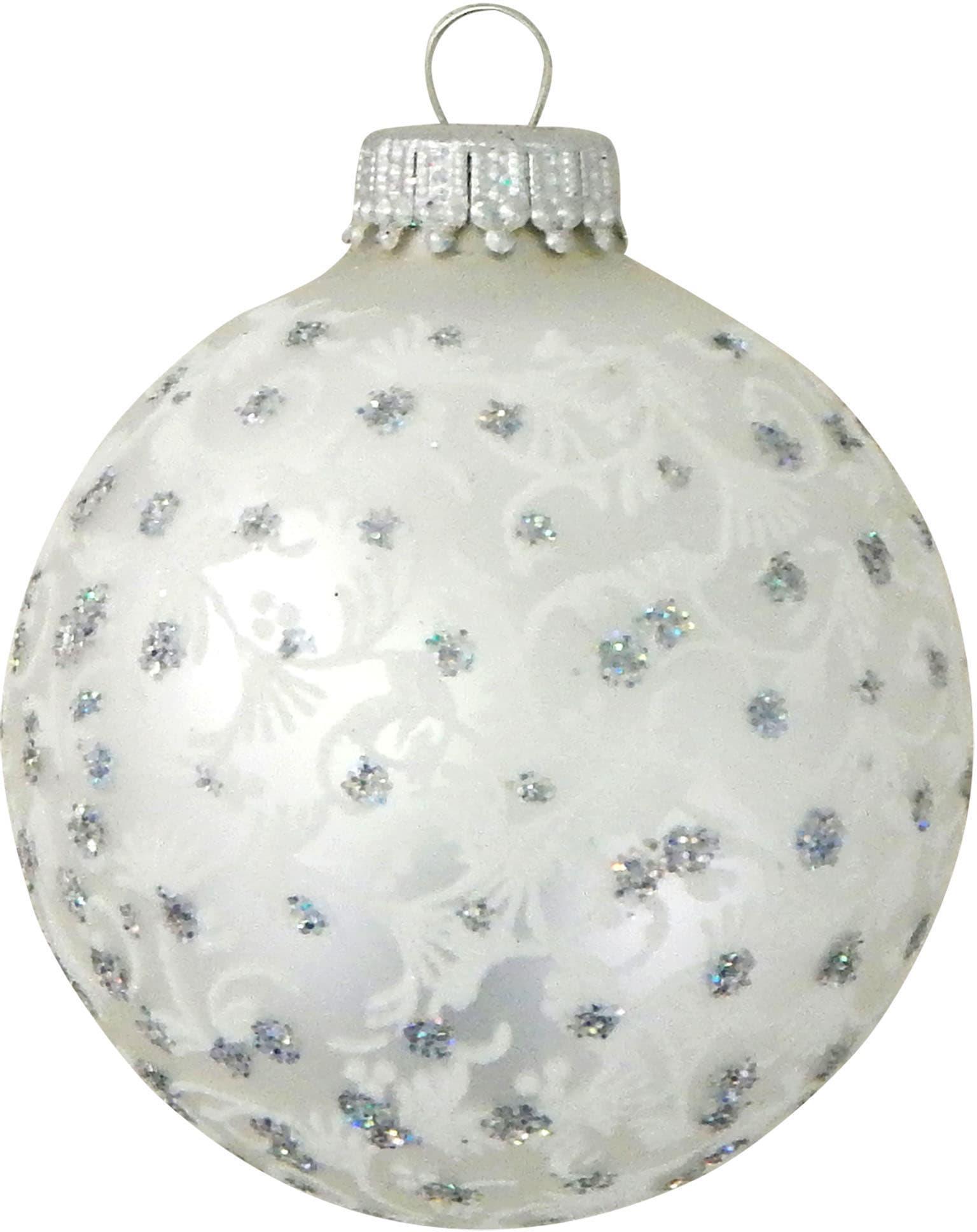 Krebs Glas Lauscha Weihnachtsbaumkugel »CBK72789«, (Set, 4 St.)