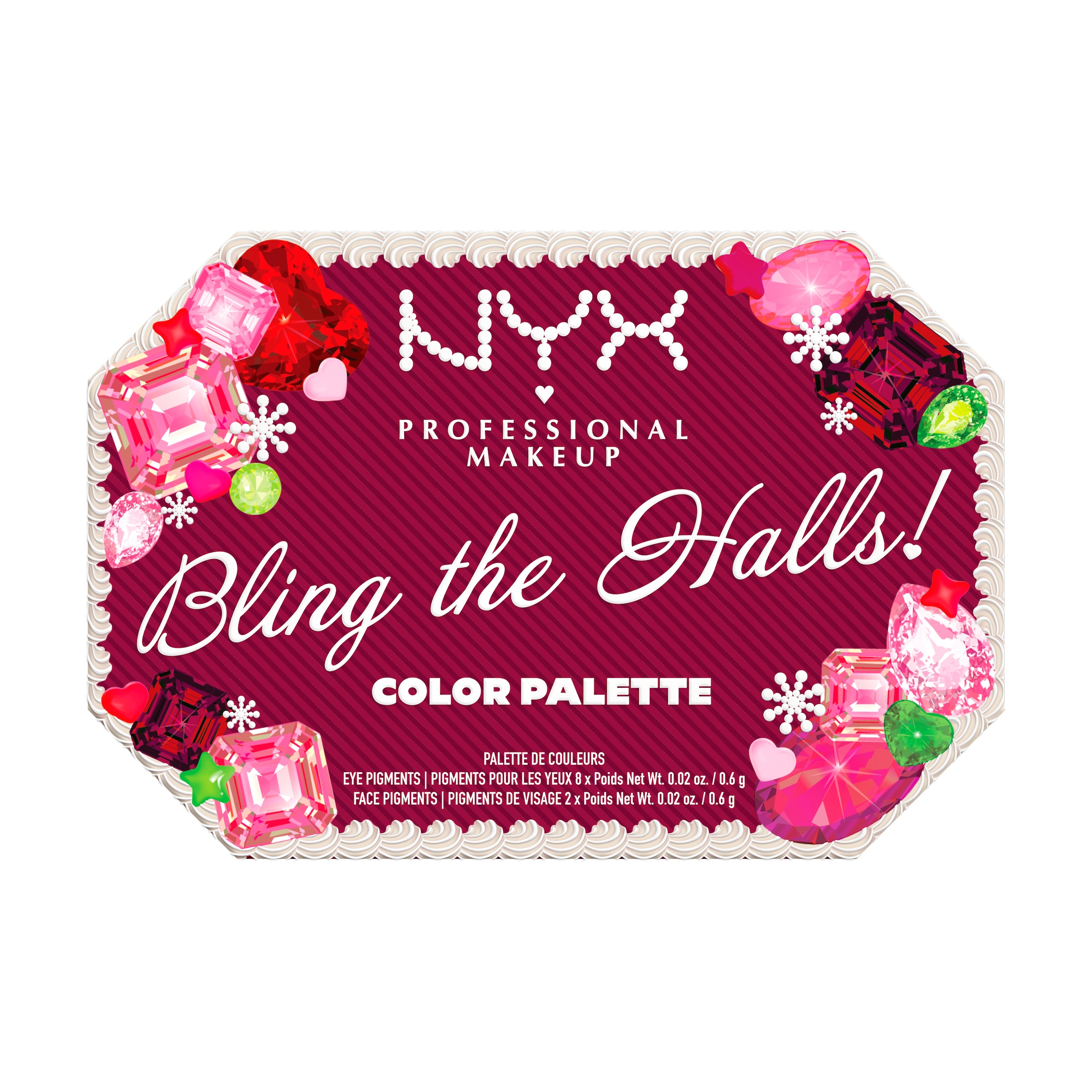 NYX PROFESSIONAL MAKEUP Contouring-Palette »BLING THE HALLS«