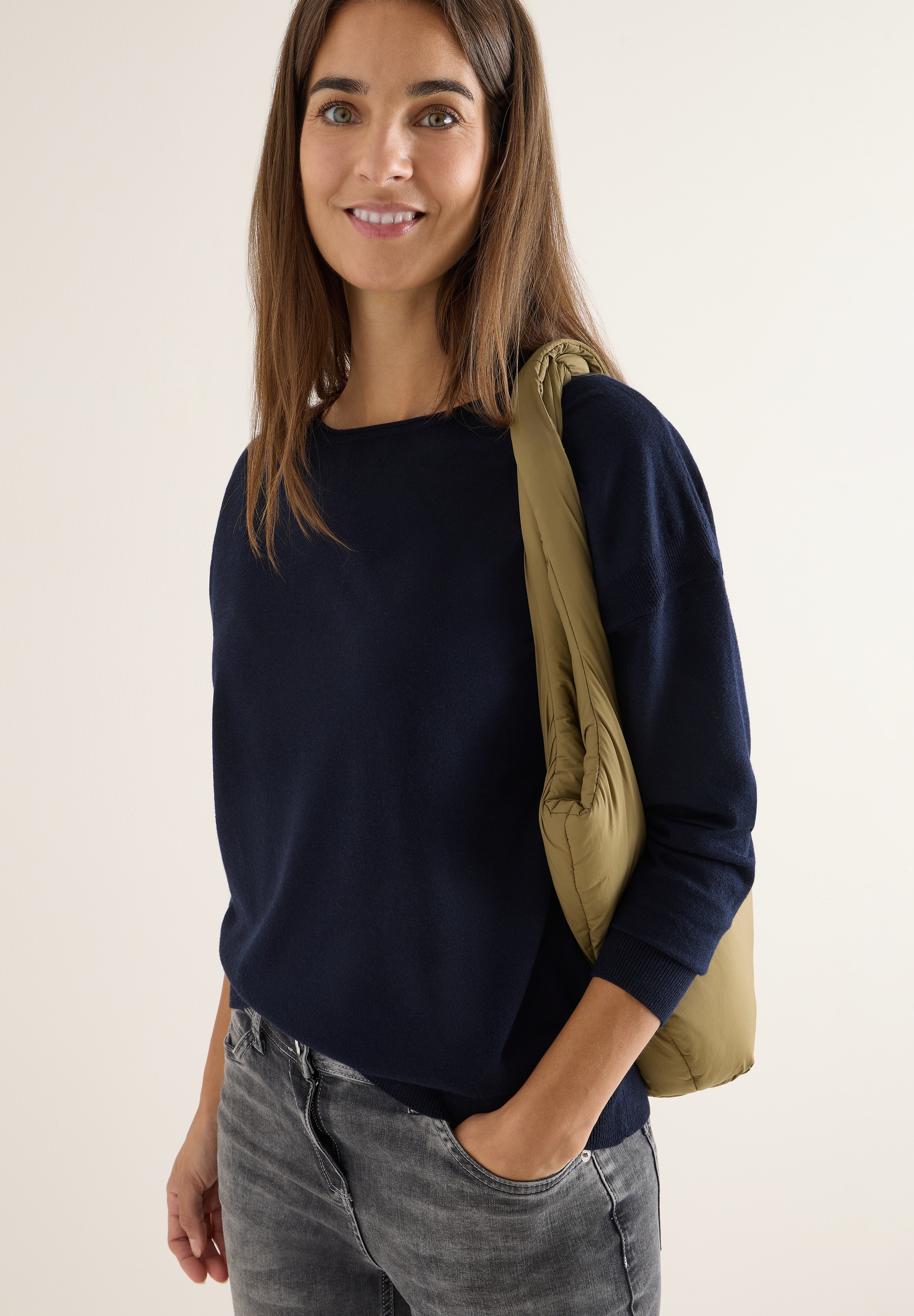 Cecil Strickpullover mit Strukturdetail