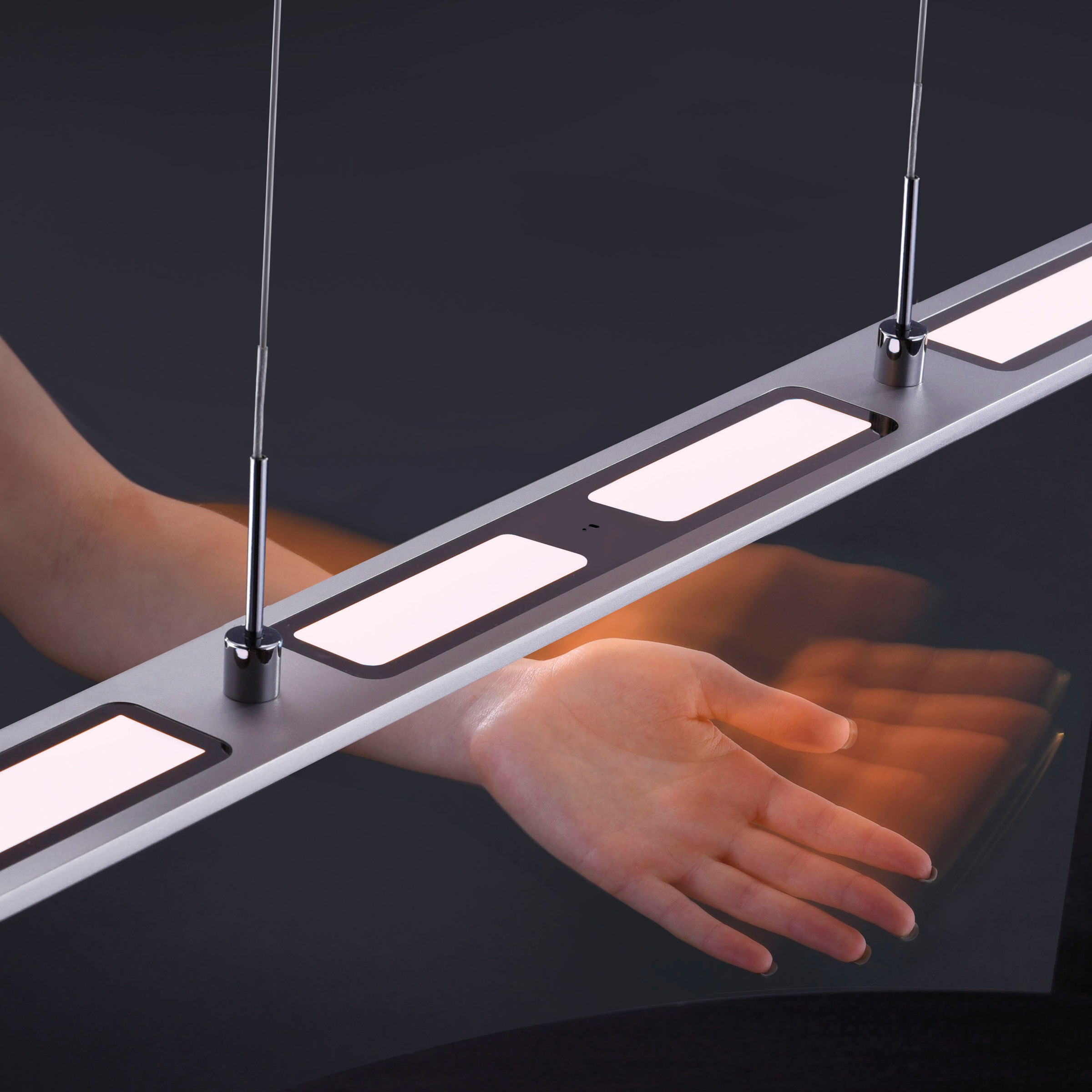 Paul Neuhaus Pendelleuchte »NIKA«, 1 flammig, Leuchtmittel LED-Board | LED fest integriert, LED, CCT - tunable white, dimmbar über Sensordimmer, Schalter
