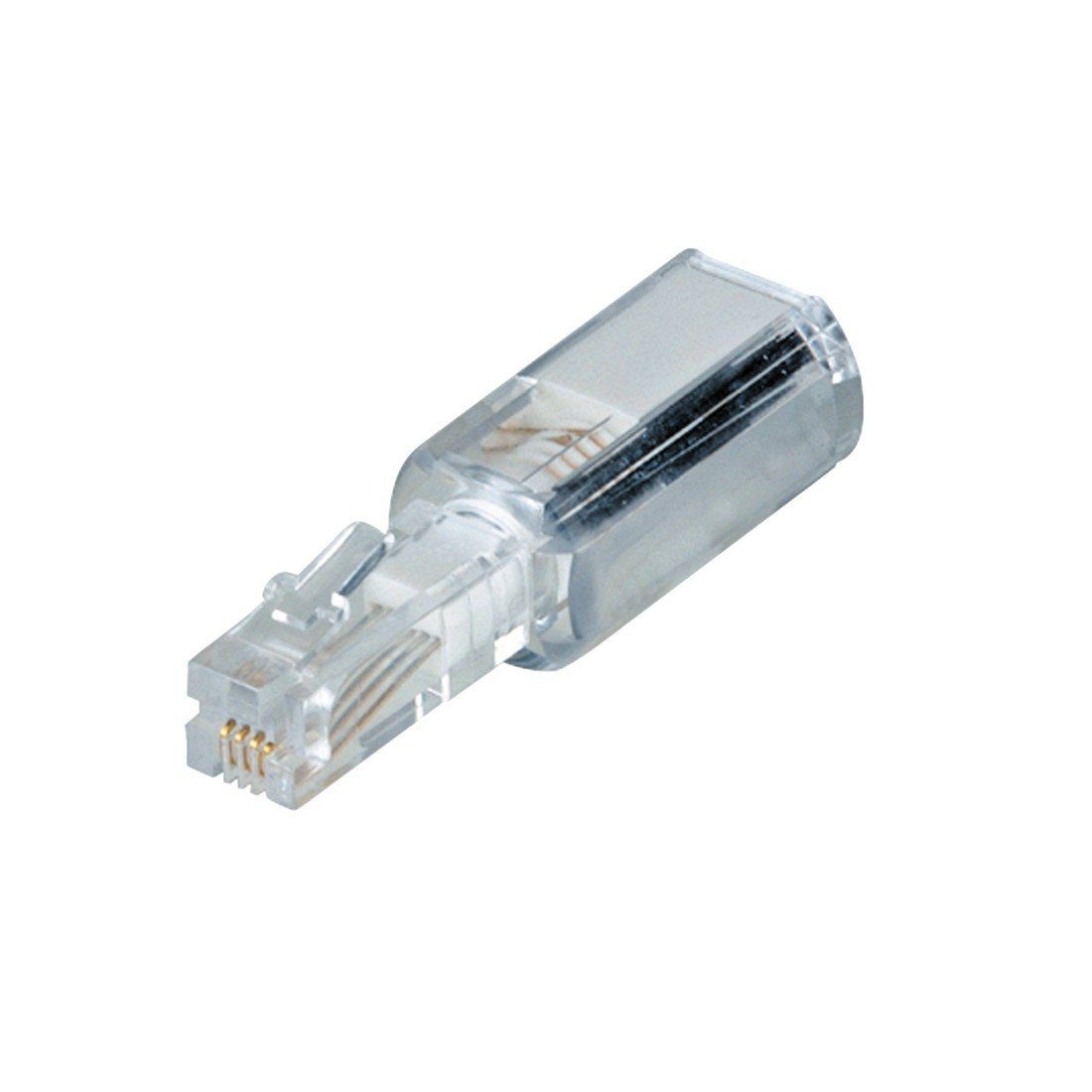 Hama Anti-Twist-Adapter, Transparent/Weiß