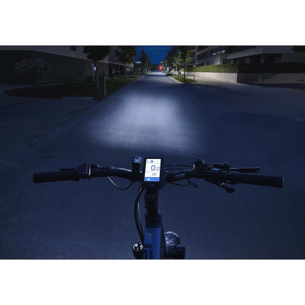 FISCHER Fahrrad Fahrradbeleuchtung »Akku-USB-LED Bel.-Set Bodenbel. 60 Lux«, (3, Front- und Rücklicht)