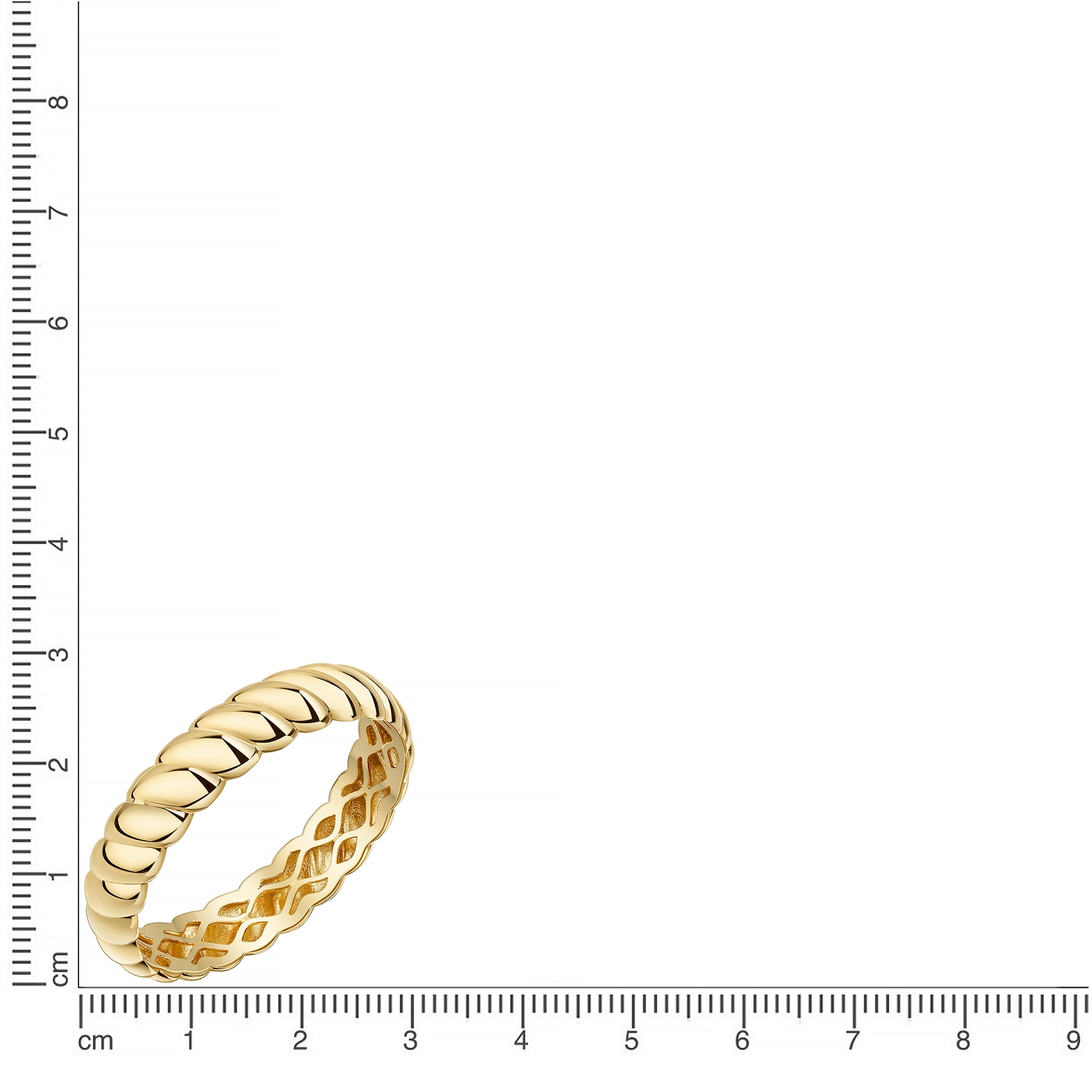 Firetti Fingerring »Schmuck Geschenk Gold 375 Damenring Ring Kordel«