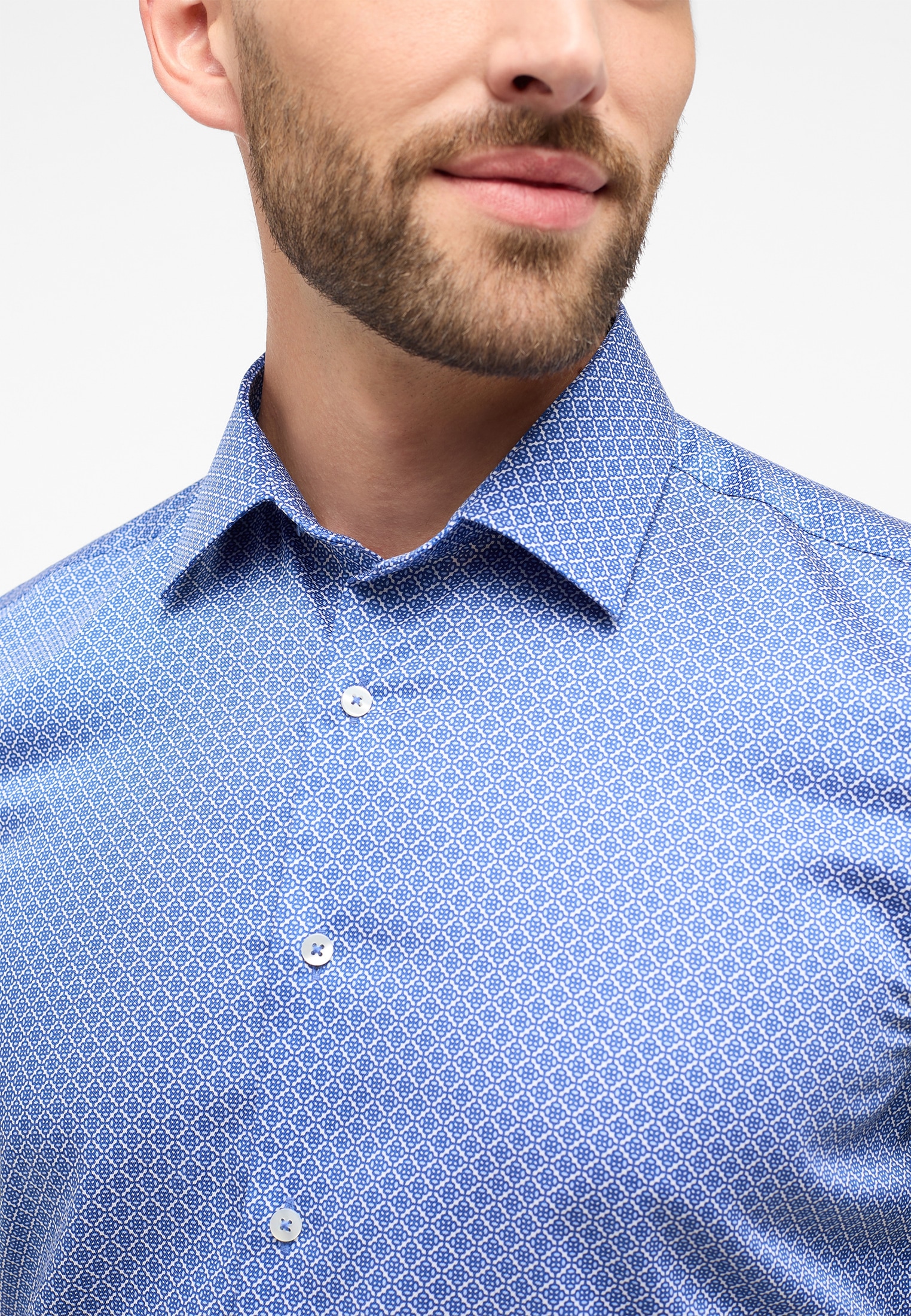 Eterna Kurzarmhemd »SLIM FIT« NON IRON (bügelfrei)