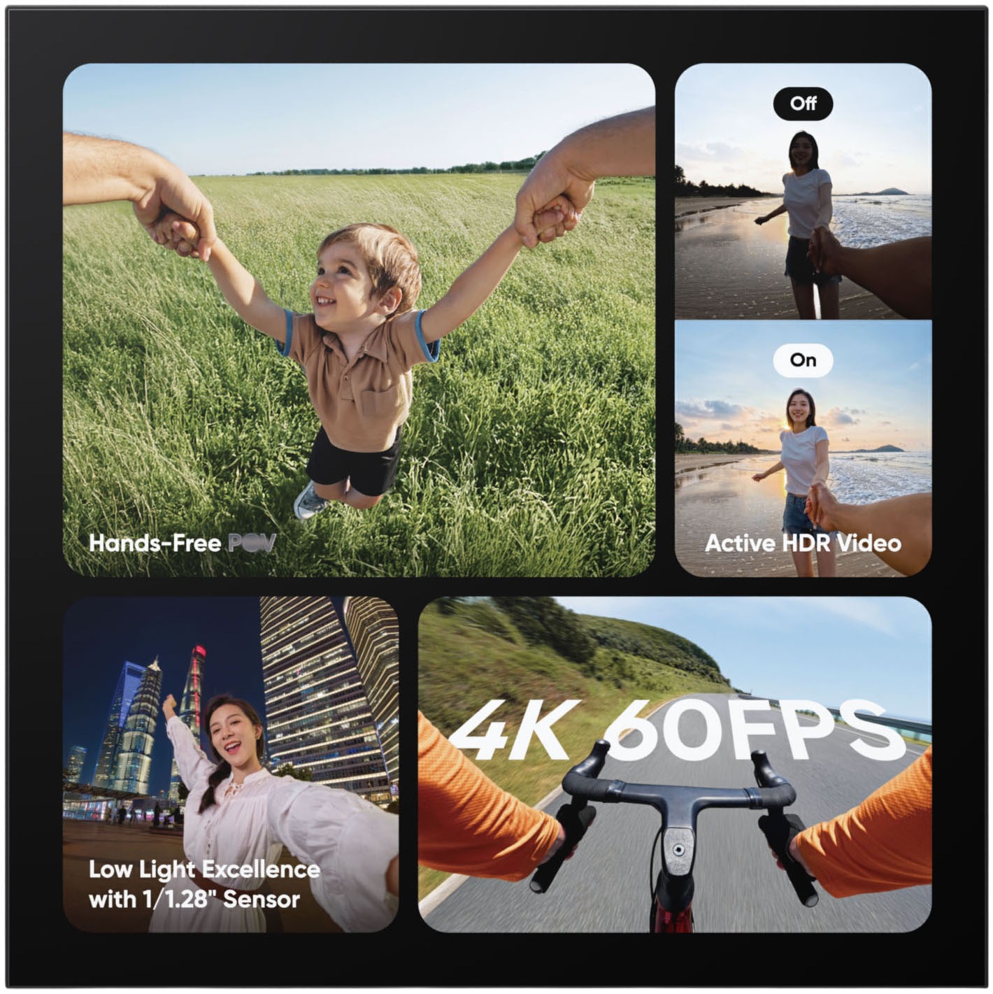 Insta360 Action Cam »GO Ultra Standard Bundle« 4K Ultra HD Bluetooth