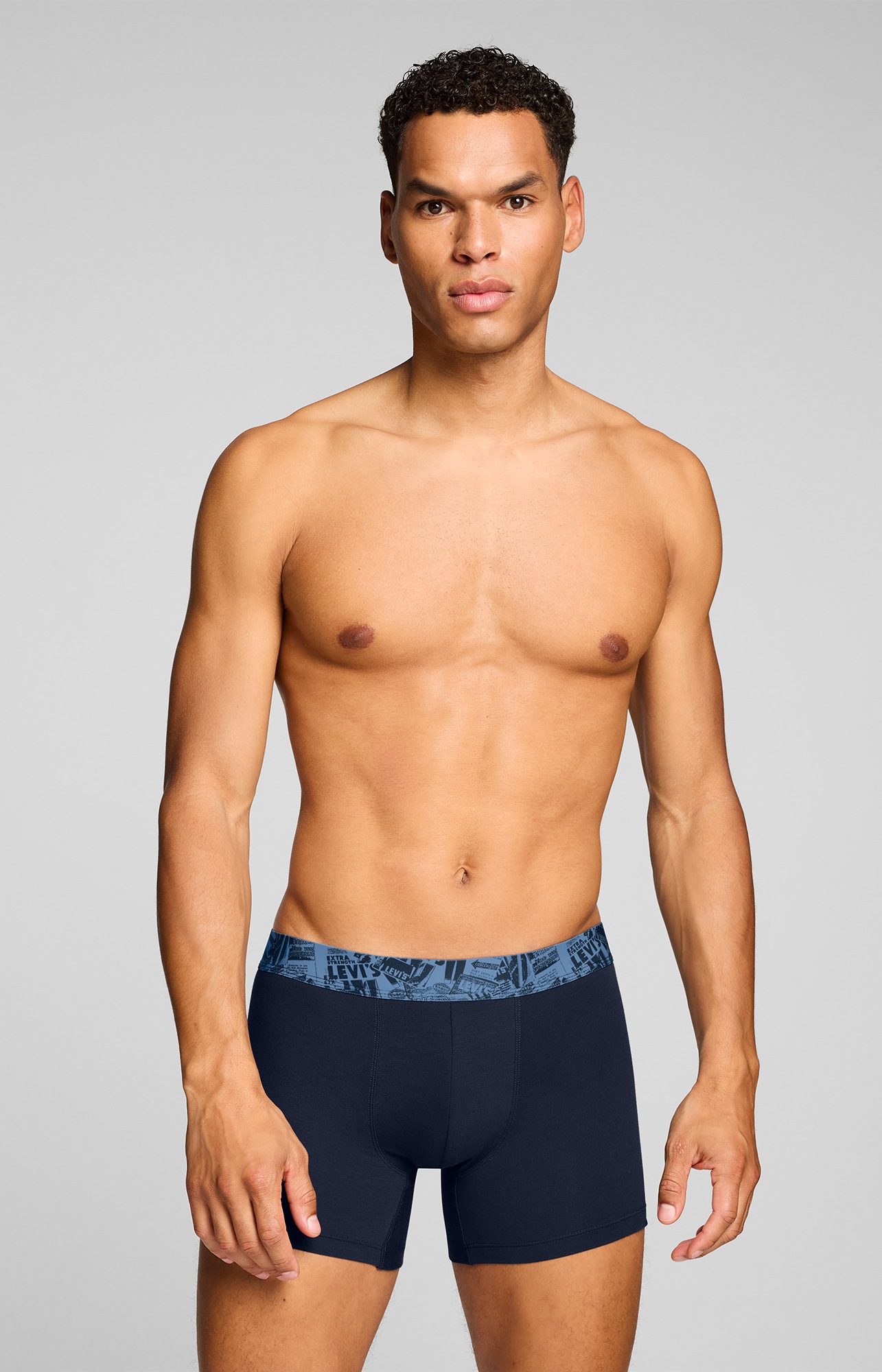 Levi's® Boxershorts »LEVIS MEN NEWSPAPER WB BOXER BRIEF 2P« 2er Pack,  ohne Eingriff, Cotton-Stretch