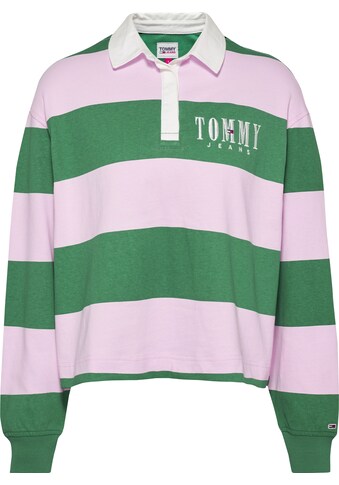 Tommy Jeans Langarm-Poloshirt »TJW OVRSZD STRIPES AUTHTIC 2 LS«, mit versteckter... kaufen