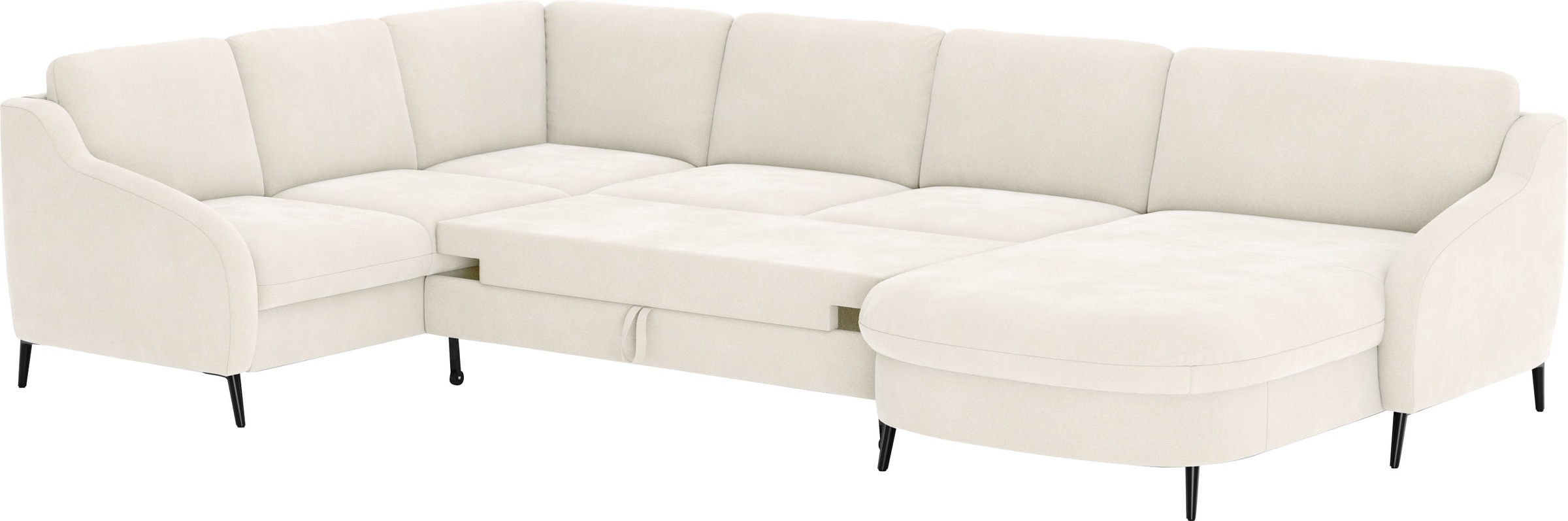 sit&more Wohnlandschaft »Soul U-Form«, wahlweise mit Bettfunktion und Bettkasten oder Schubkasten