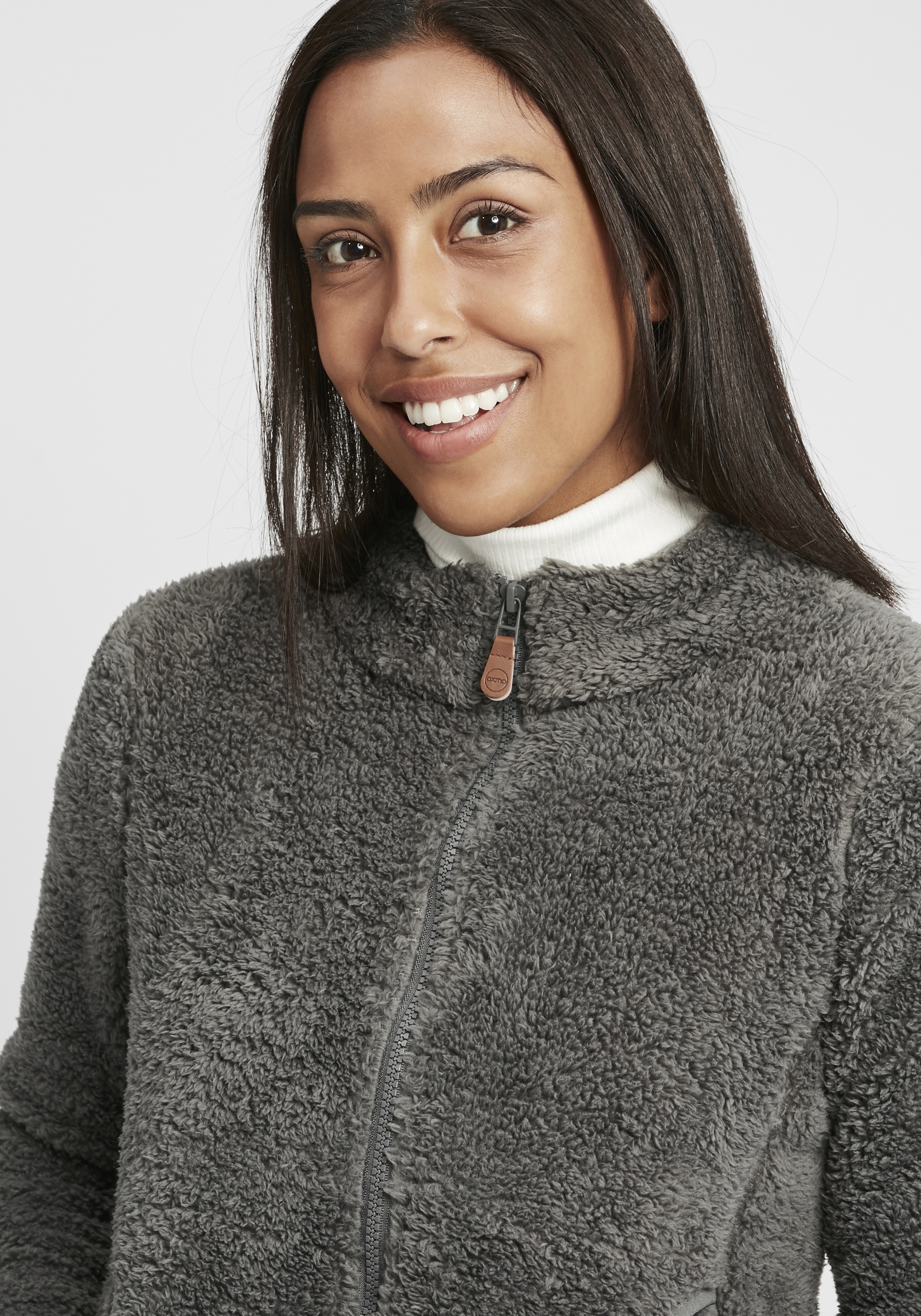 OXMO Kapuzenfleecejacke »Sweatjacke OXTelsa«