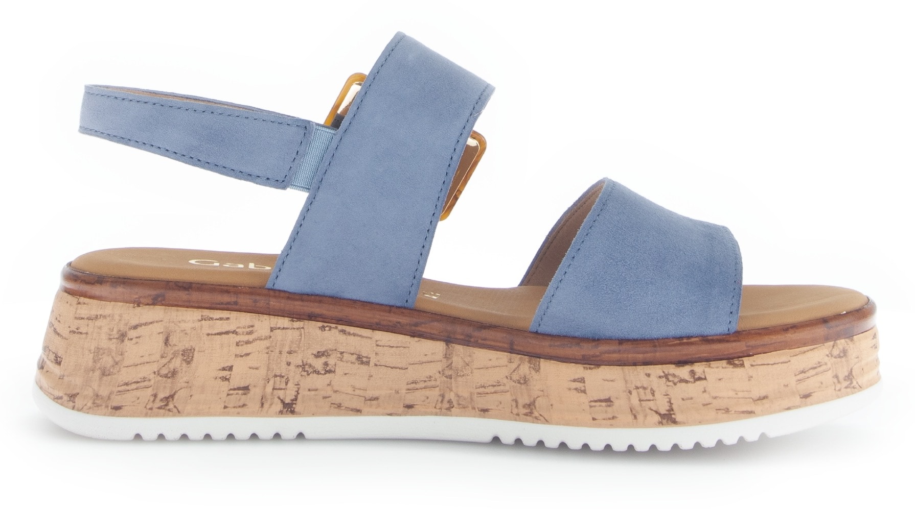 Gabor Plateausandaletten »RHODOS«, Keilabsatz, Sommerschuh in bequemer Schuhweite G (= weit)