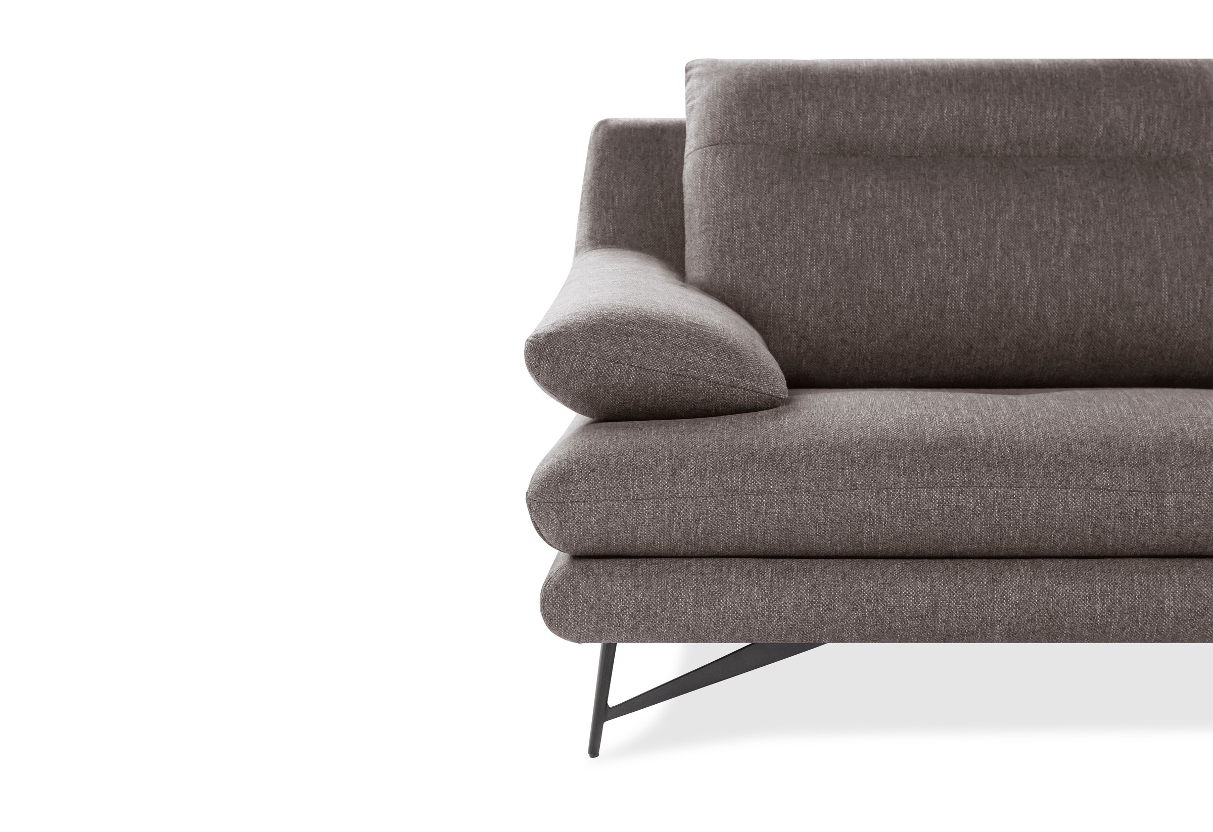 CALIA ITALIA 3-Sitzer »Cezanne modern, elegant und bequem, aufwendige Detailverarbeitung«, wahlweise mit Sitztiefenverstellung