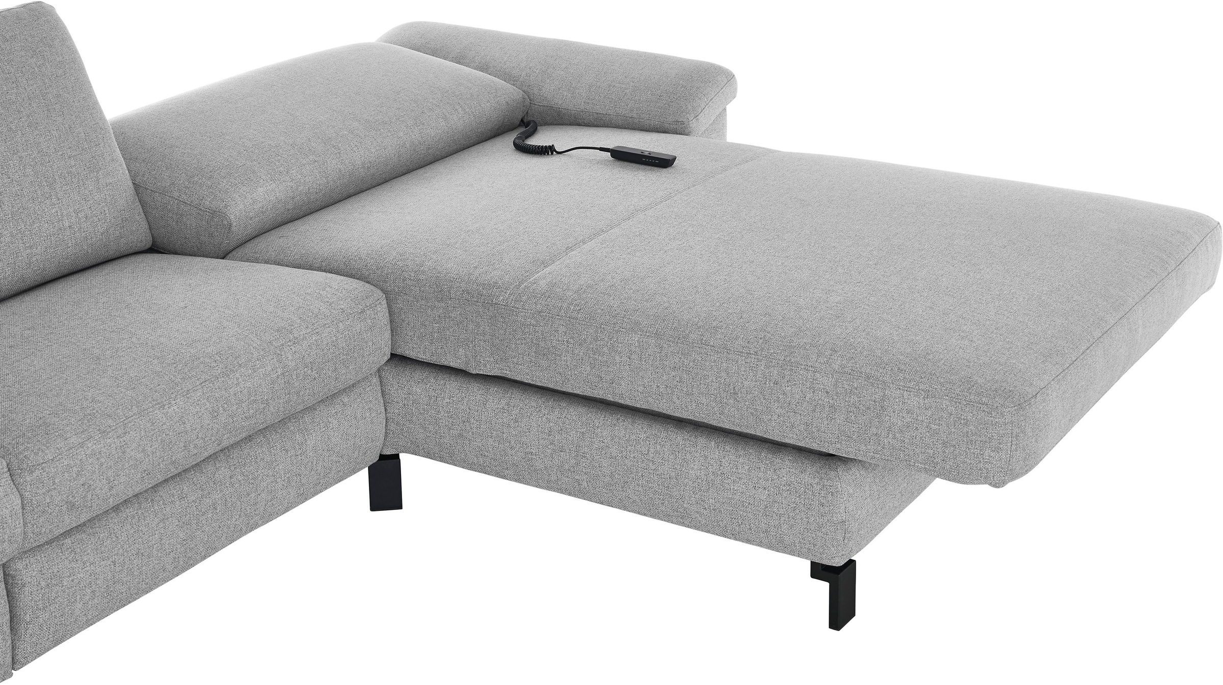 3C Candy Ecksofa »Mainau L-Form« Relaxfunktion im 1,5-Sitzer, motorische Schlaffunktion in Longchair