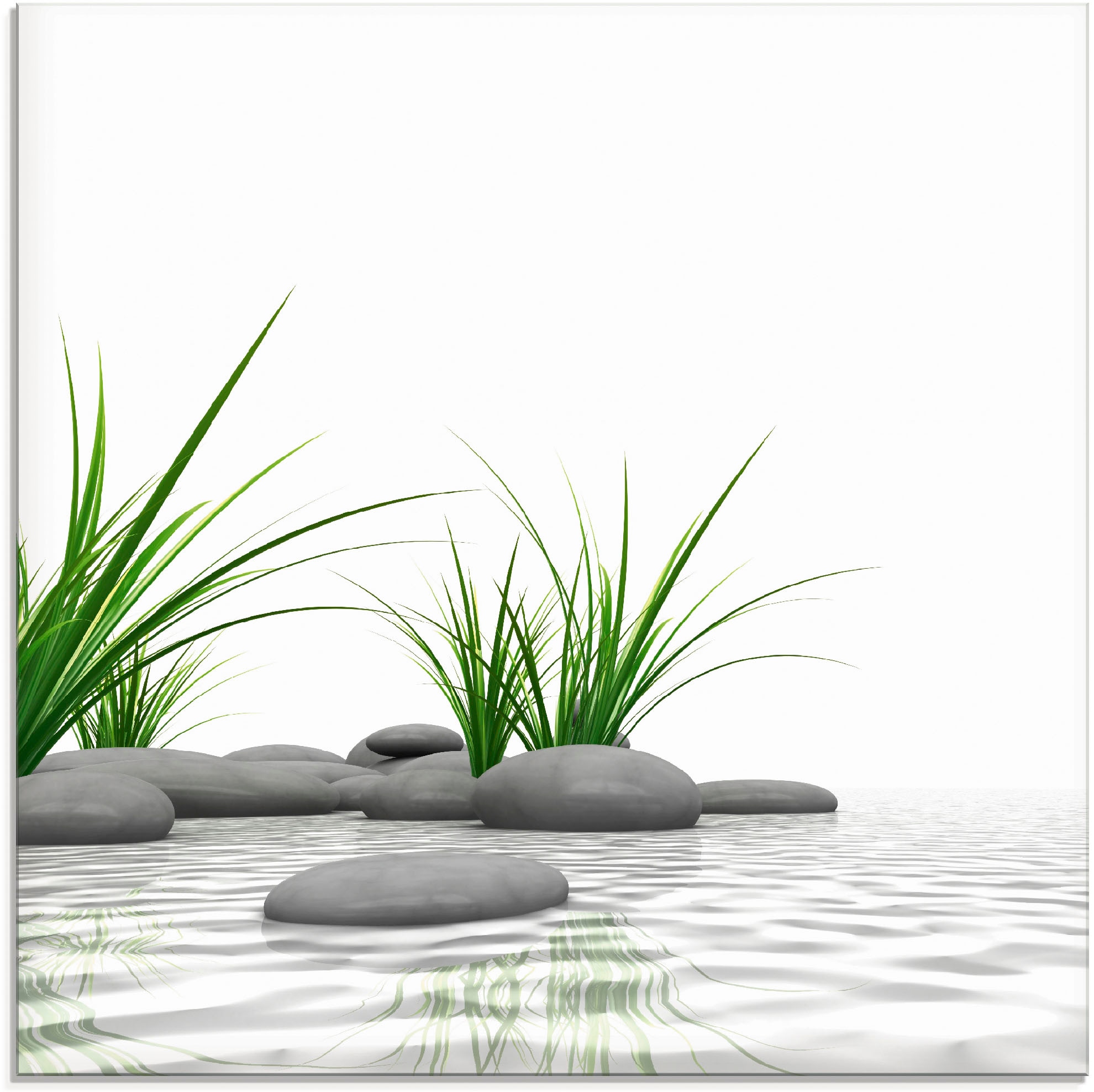 Artland Glasbild »3D Steine« Zen 1 Stk. tlg. in verschiedenen Größen