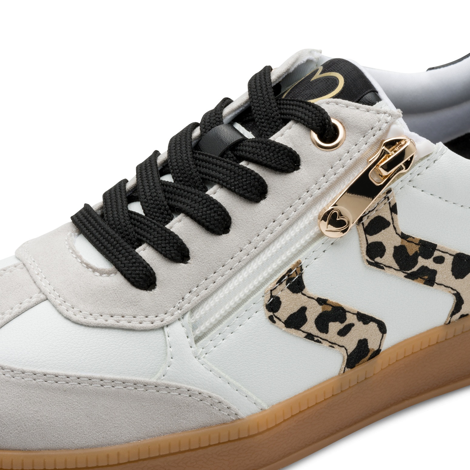 MARCO TOZZI Plateausneaker  , Freizeitschuh, Halbschuh, Schnürschuh mit Kontrastbesatz