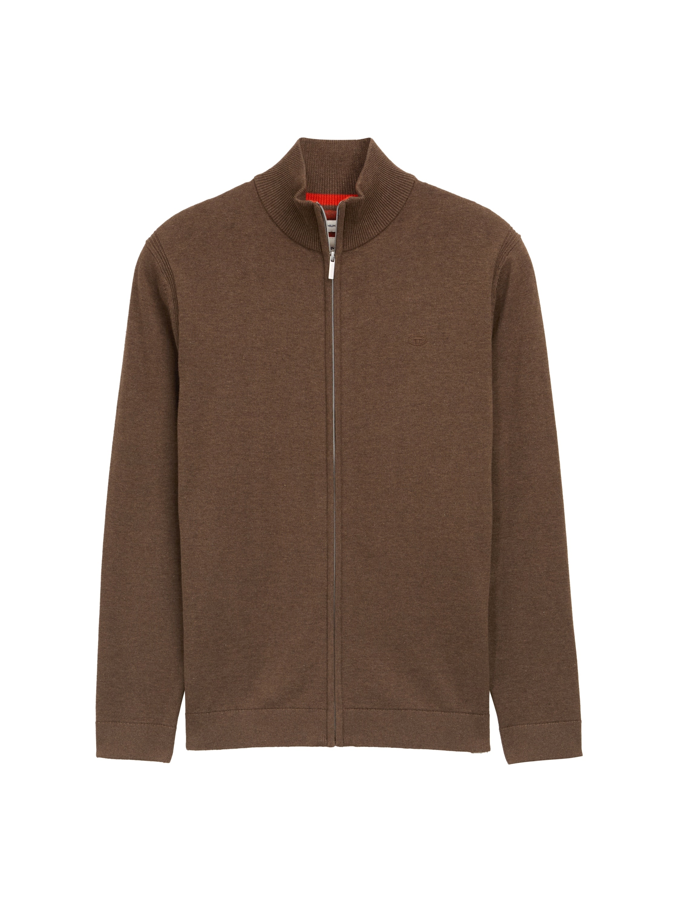 TOM TAILOR Strickjacke, mit Logo Stickerei