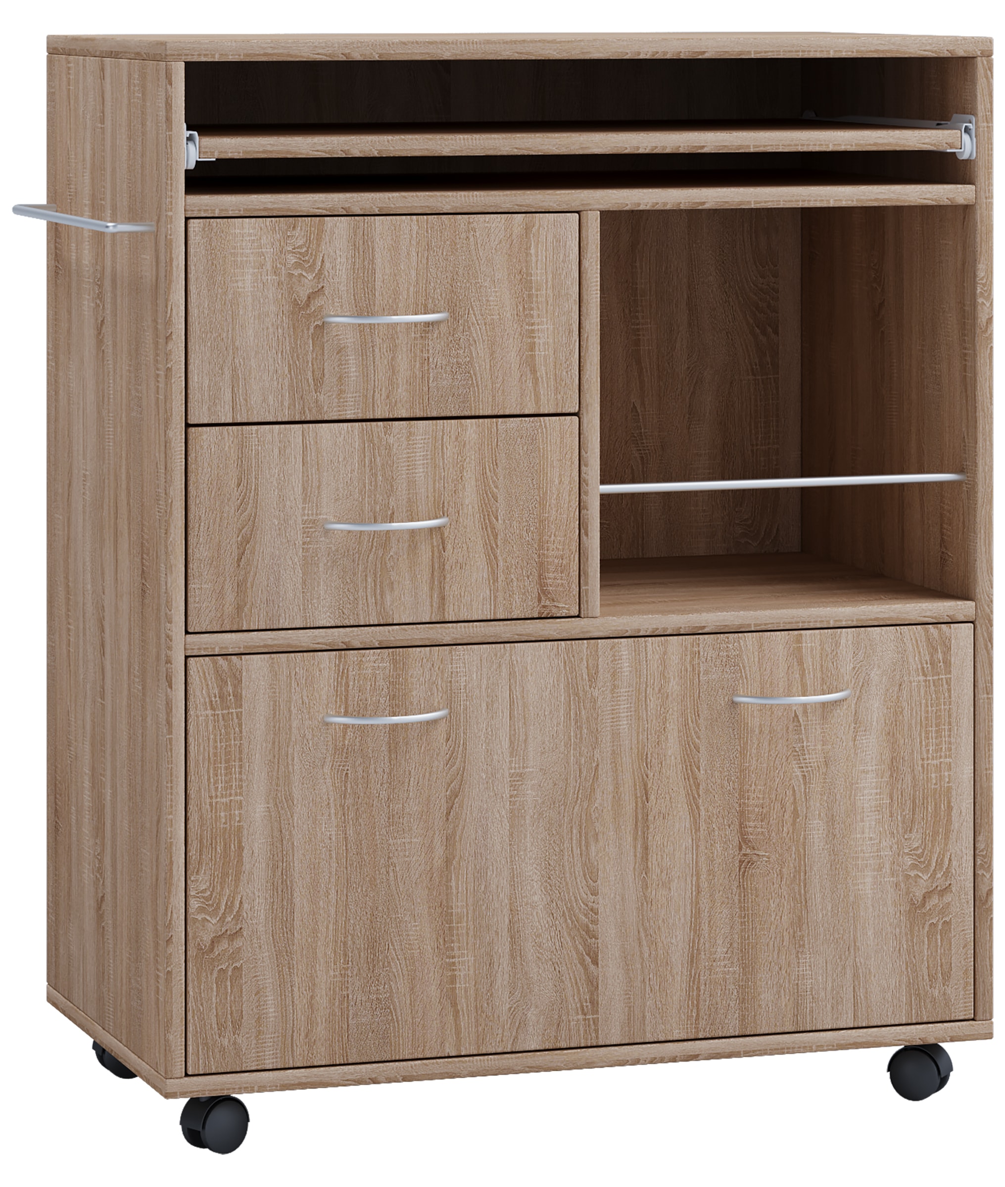 VCM Beistellschrank »VCM Küchenwagen | Rollwagen mit Schubladen und Ablage | Maße Rollwagen ca. H. 86 x B. 70 x T. 40 cm | rollbar | Servierwagen Kicha« 1 Stk. tlg.