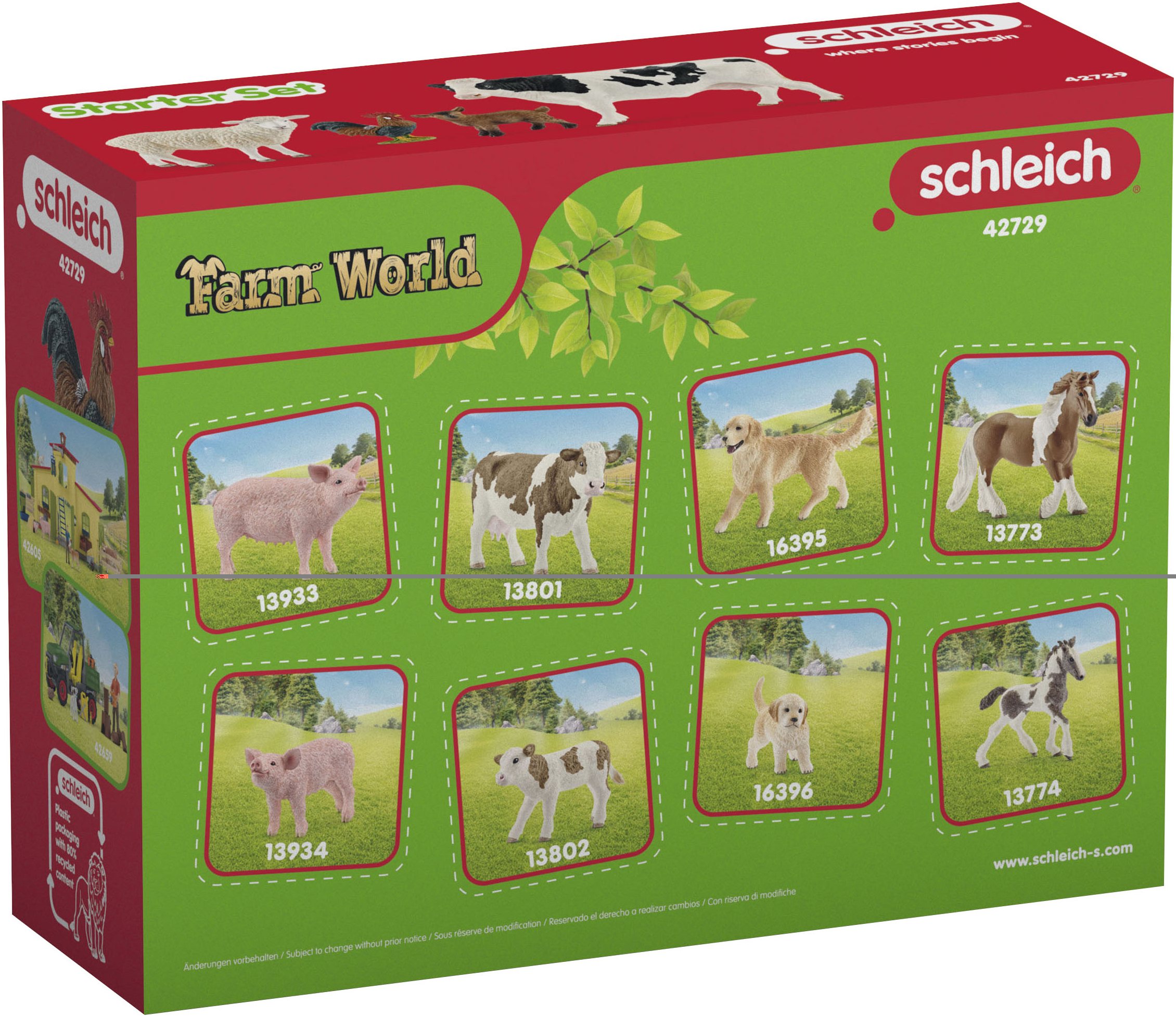 Schleich® Spielfigur »FARM WORLD, Bauernhof Starter-Set (42729)«