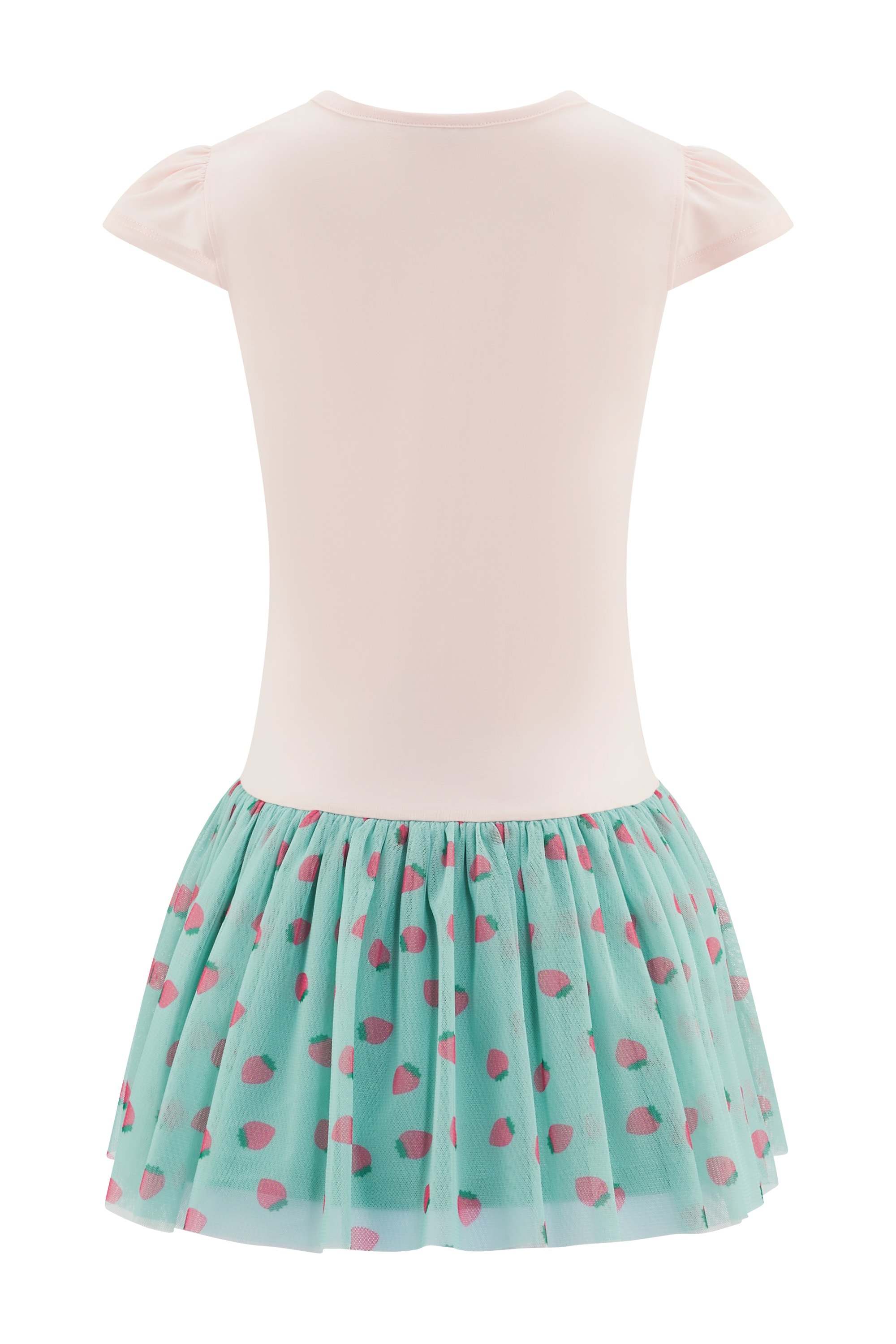 happy girls Sommerkleid mit hochwertigem Frontmotiv in Form einer Umhängetasche