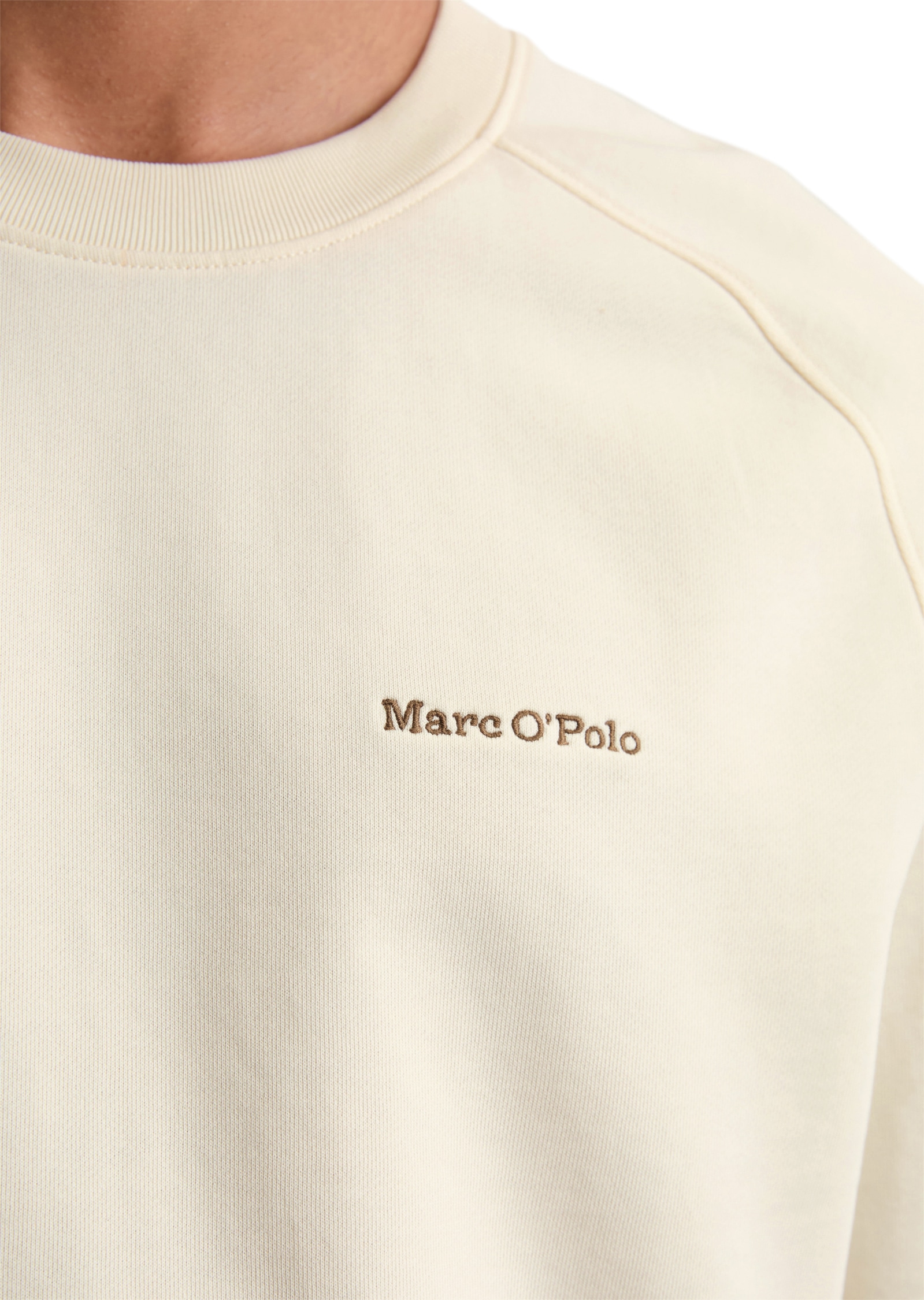 Marc O'Polo Sweatshirt, Rundhalsausschnitt, regular fit, Rückendruck
