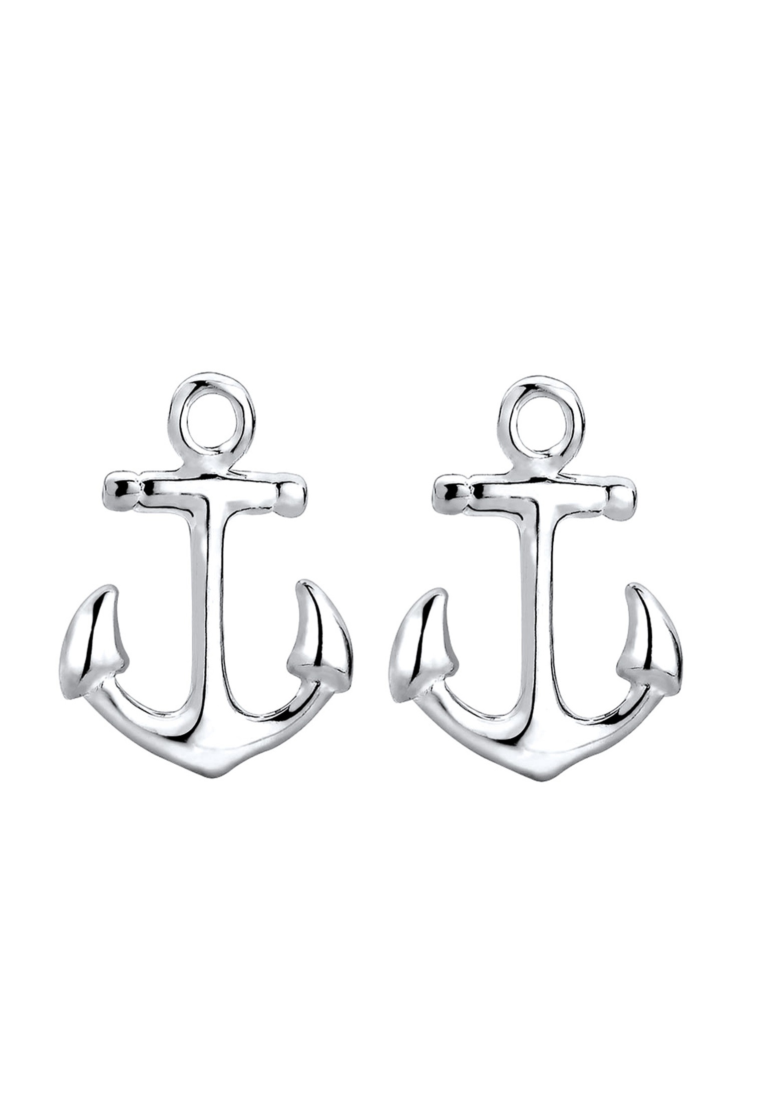 Elli Paar Ohrstecker »Ohrringe Ohrstecker Anker 925 Sterling Silber vergoldet«