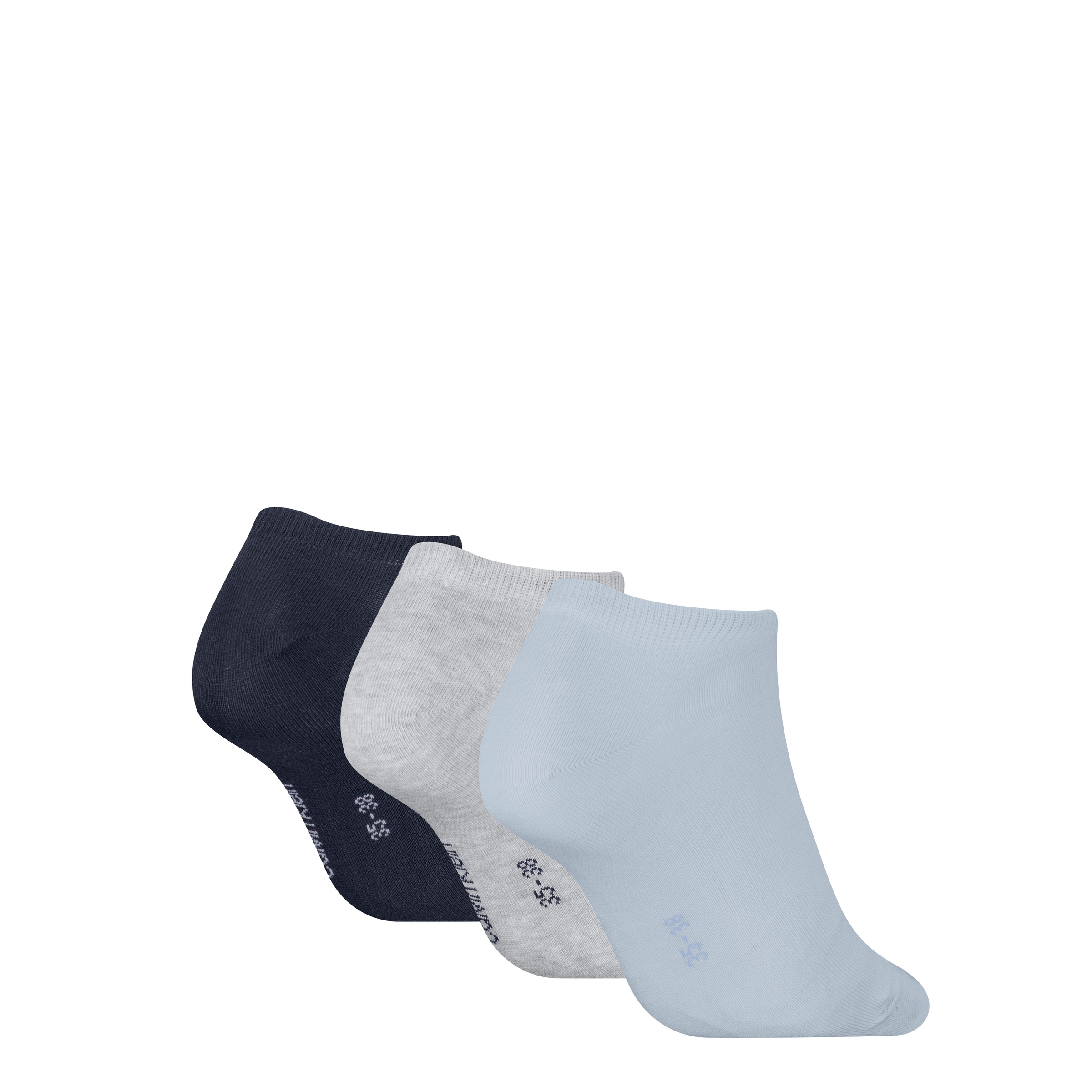 Calvin Klein Sneakersocken »CK WOMEN SNEAKER« 3 Paar,  schmales Rippenbündchen, Cotton-Mix, elastisch