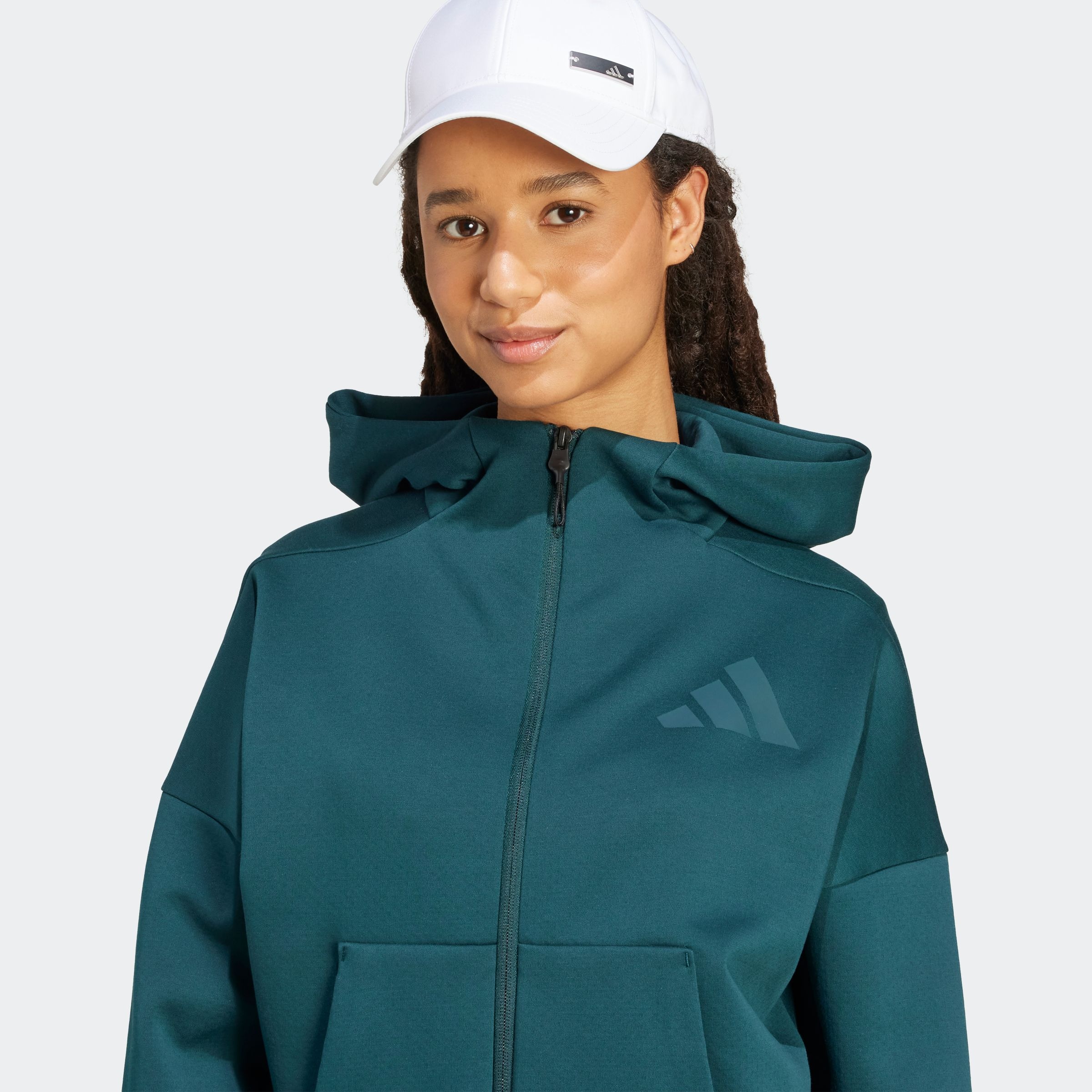 adidas Sportswear Kapuzensweatshirt »W Z.N.E. FZ«