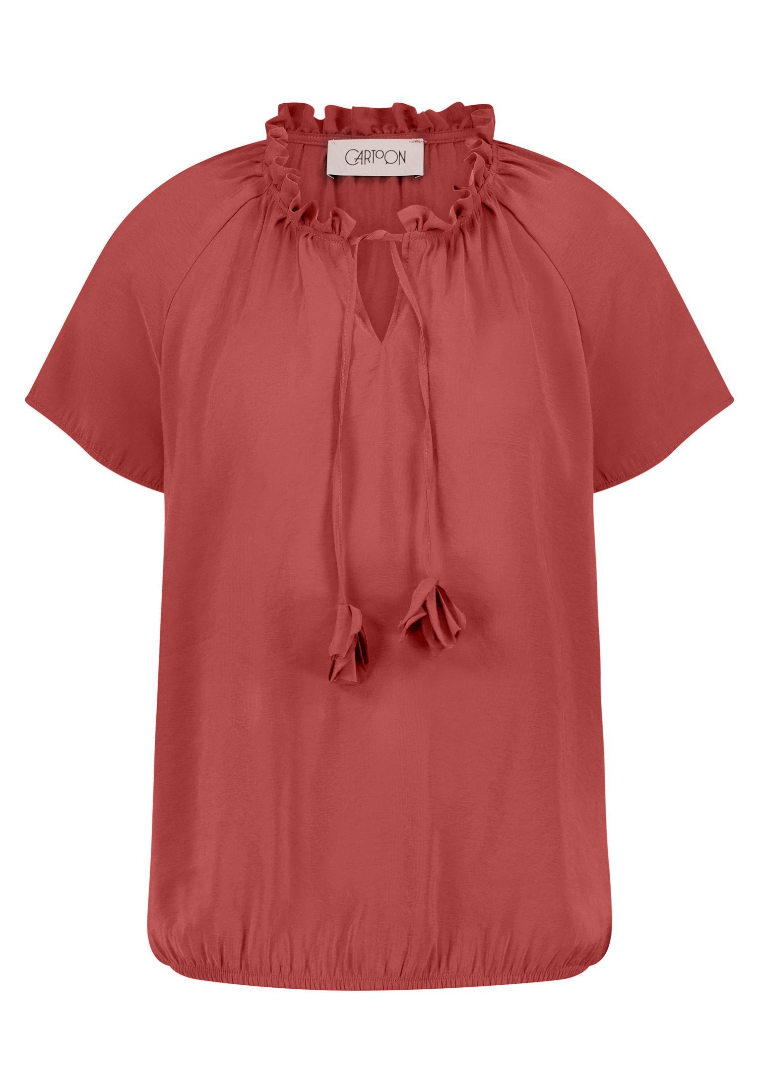 Cartoon Klassische Bluse »Casual-Bluse mit Raffung«