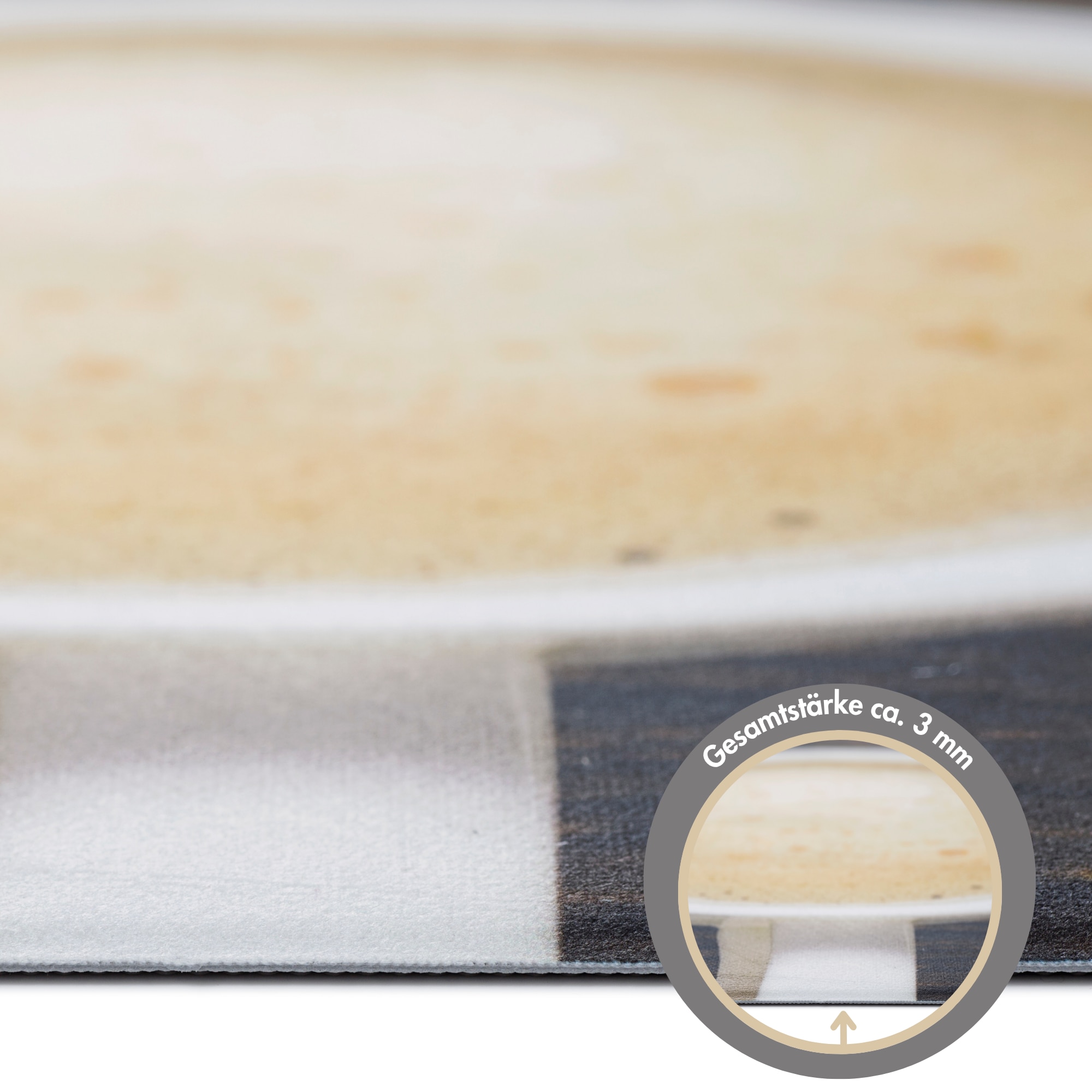 Andiamo Läufer »Kitchen« rechteckig 3 mm Höhe Vinyl-Küchenläufer, moderne Küchenmotive, Pasta, Gewürze, Kaffee